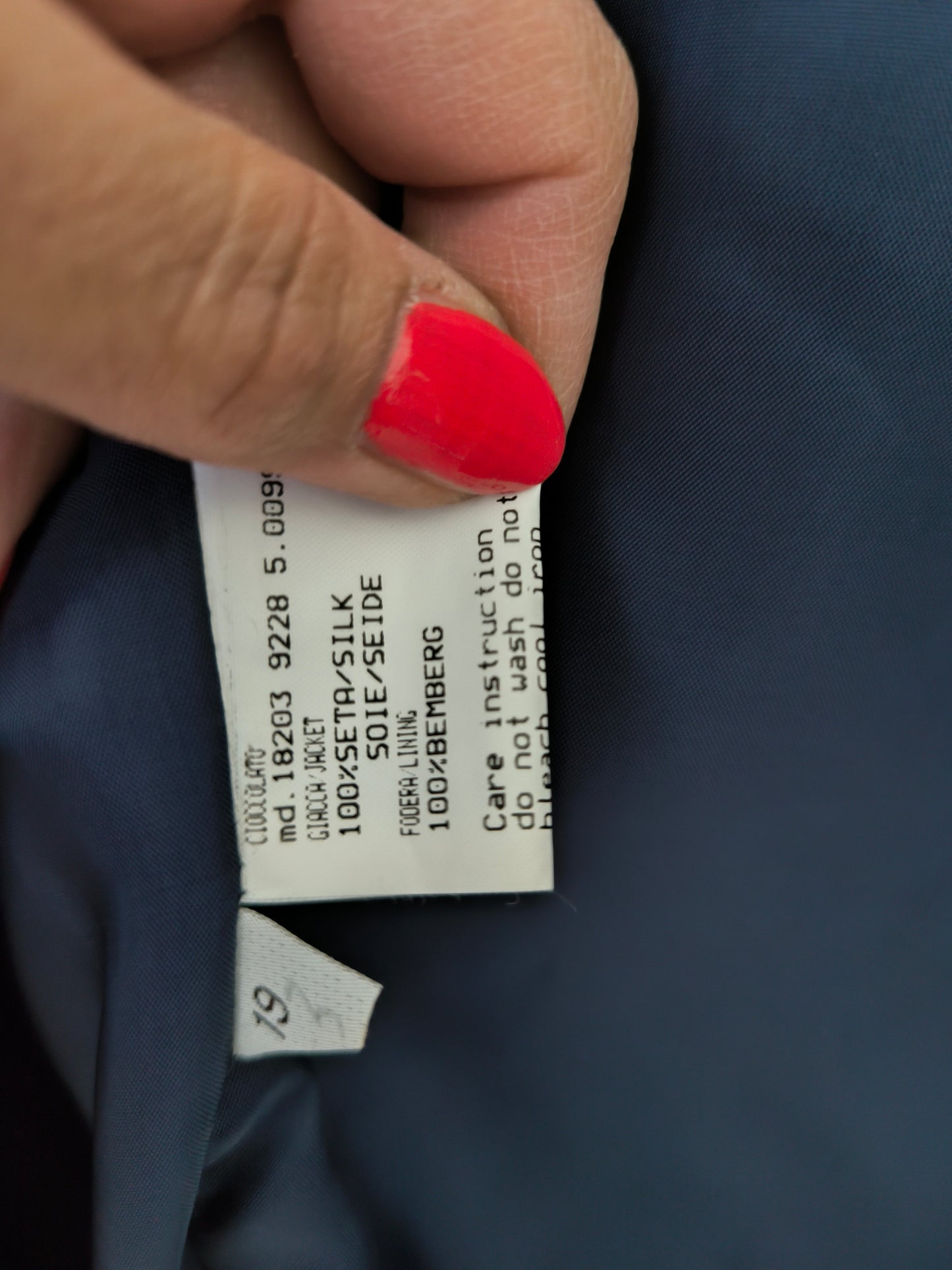 Blazer pura seta Persona Mariella Burani