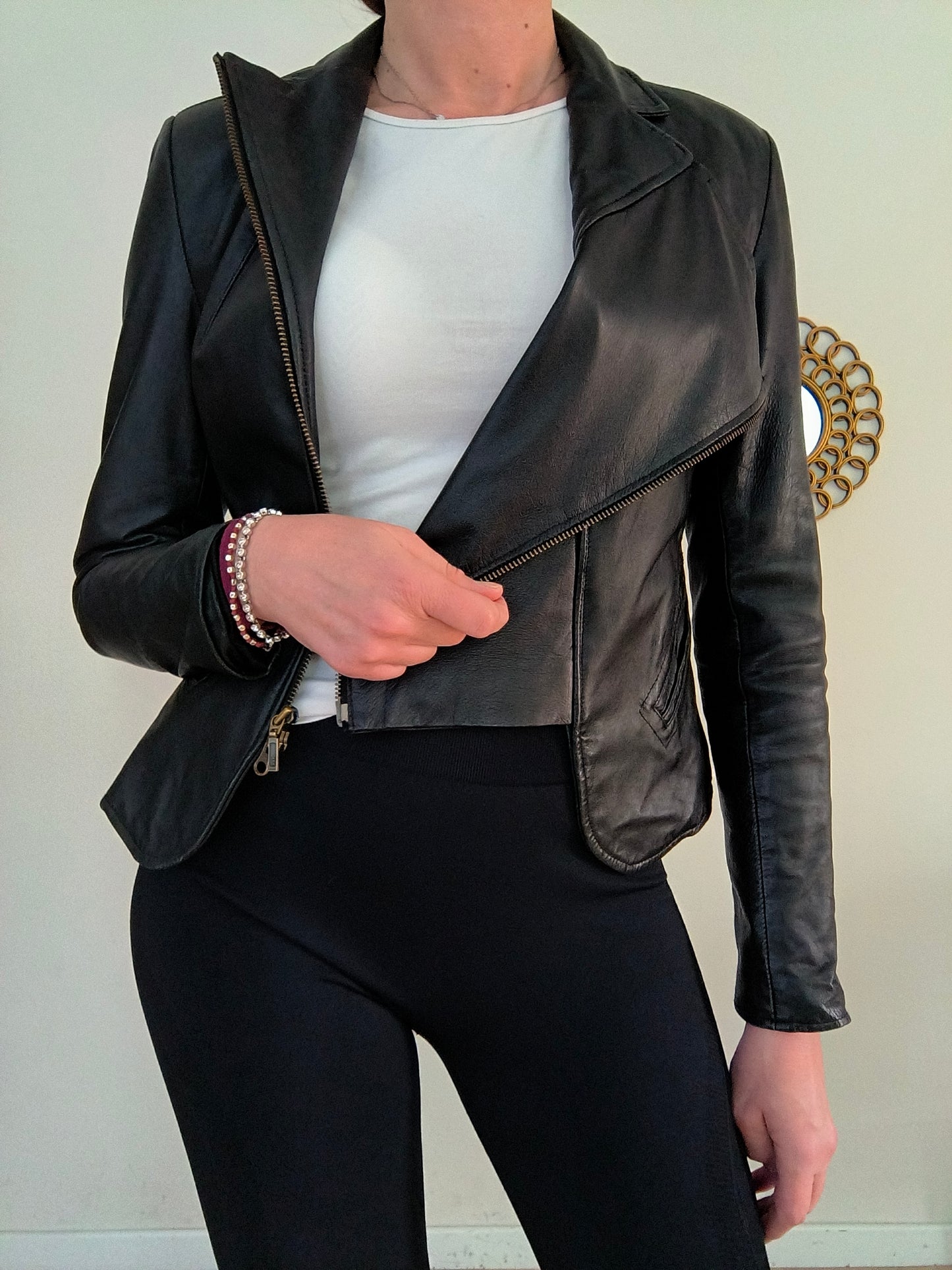 Giacchino vera pella nero tg M