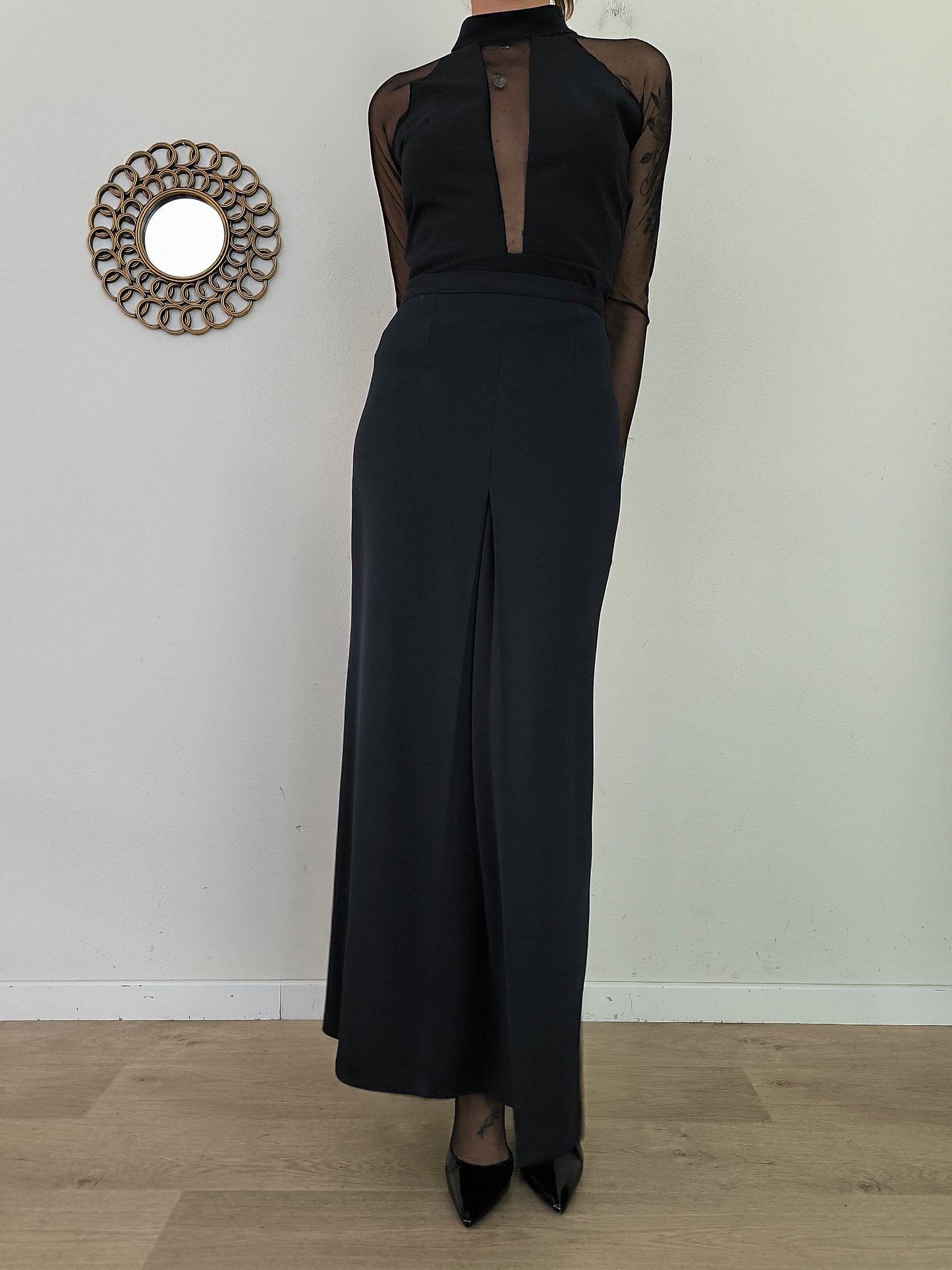 Gonna vintage nera I Gabbiani tg M