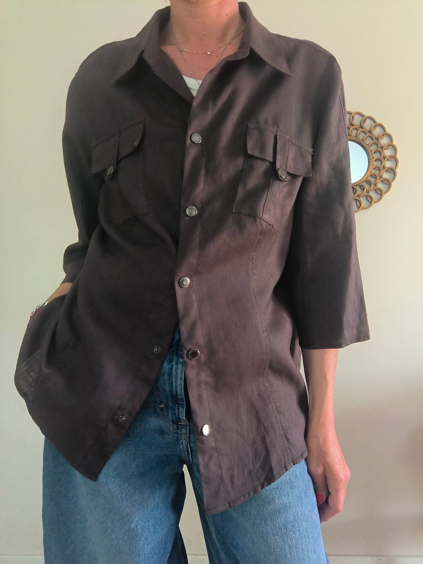 Krizia camicia in lino