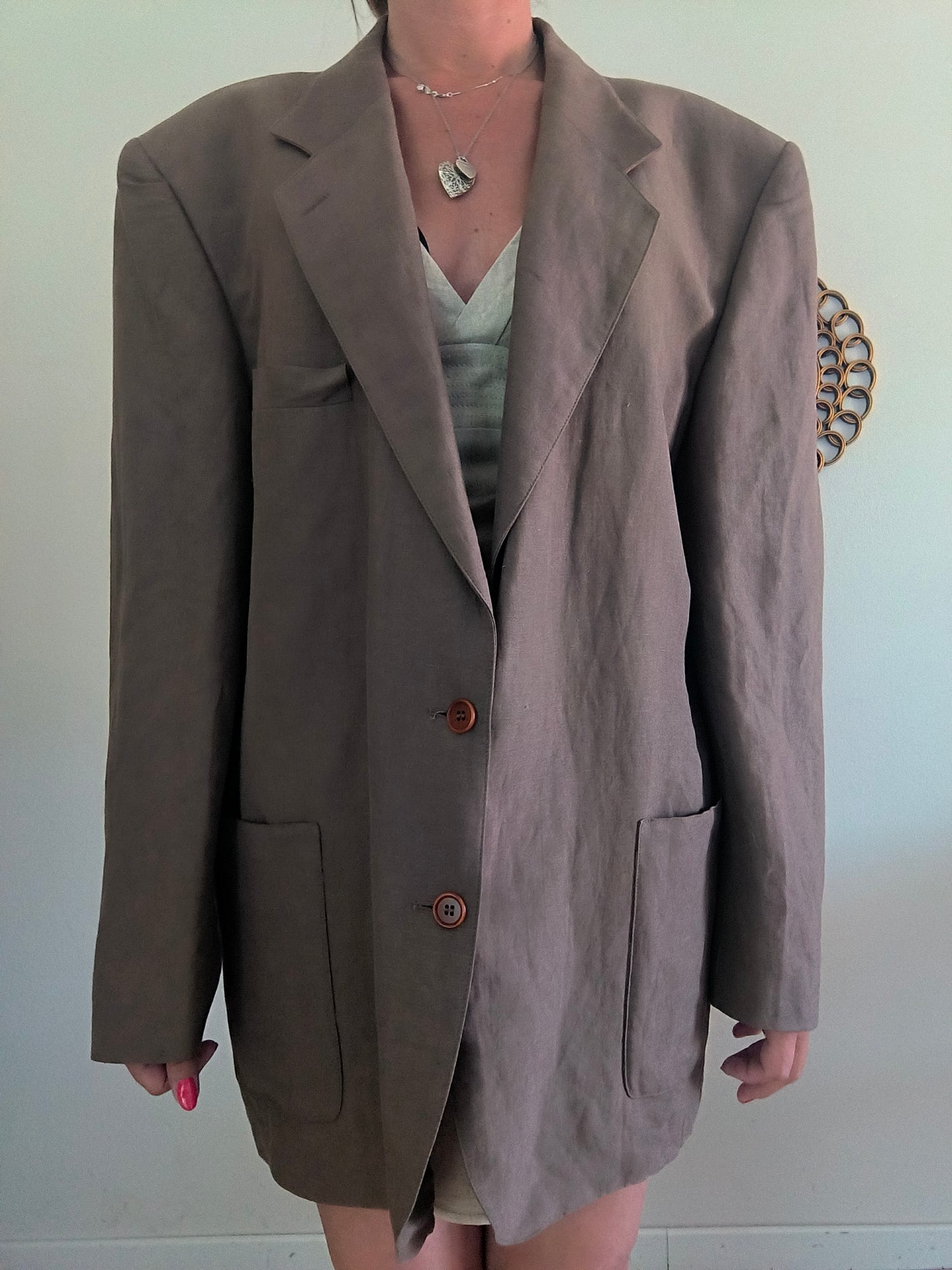 Blazer in lino Manuel Ritz Pipo