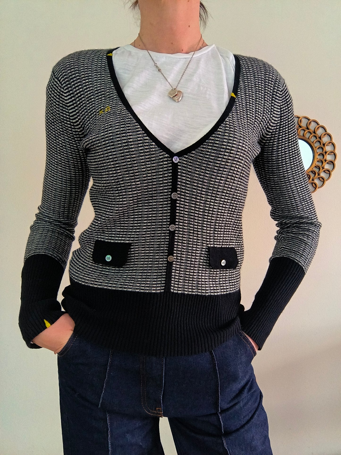 Maglioncino SUN 68 cotone/cashmere