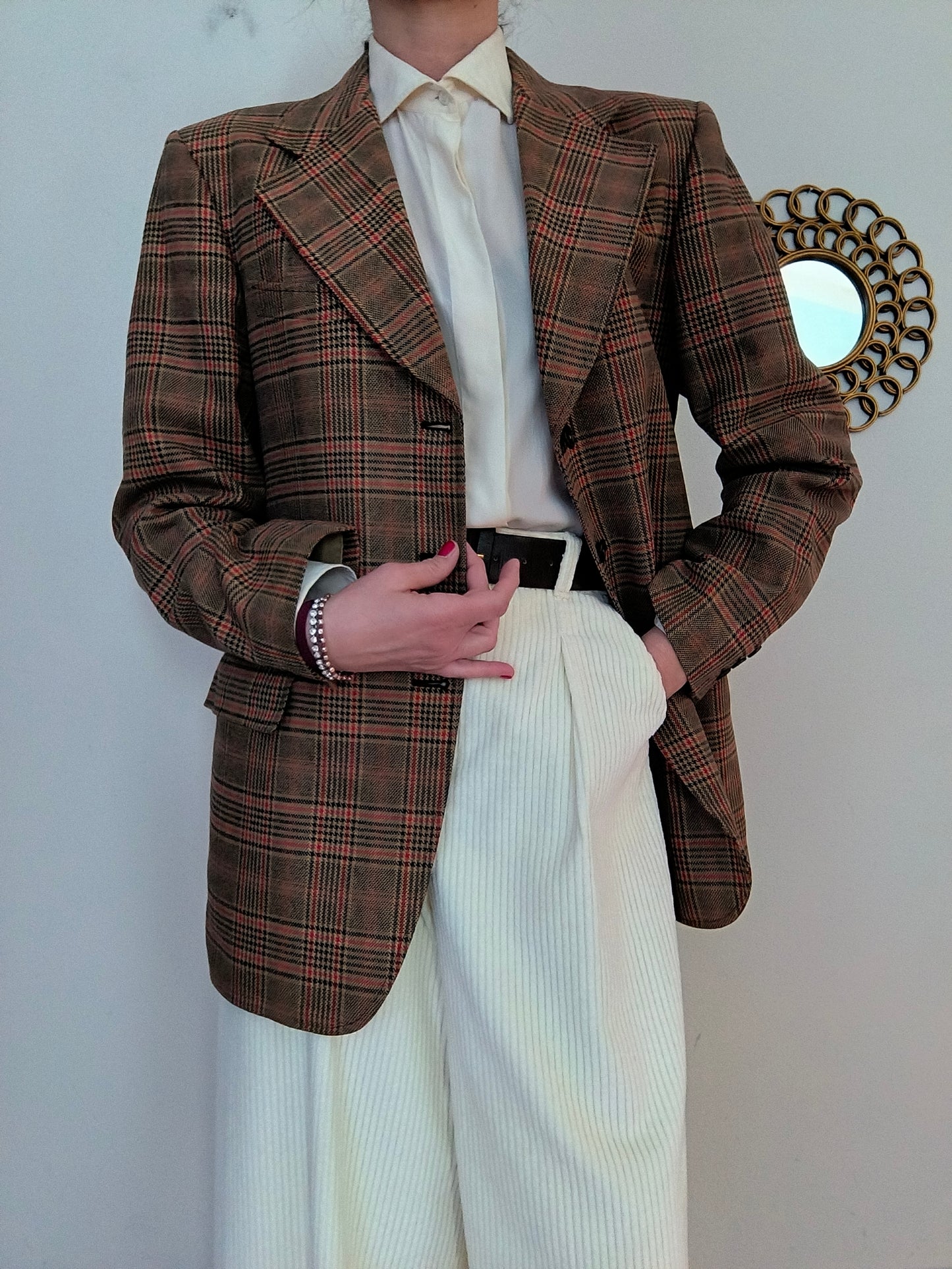 Blazer vintage Principe di Galles