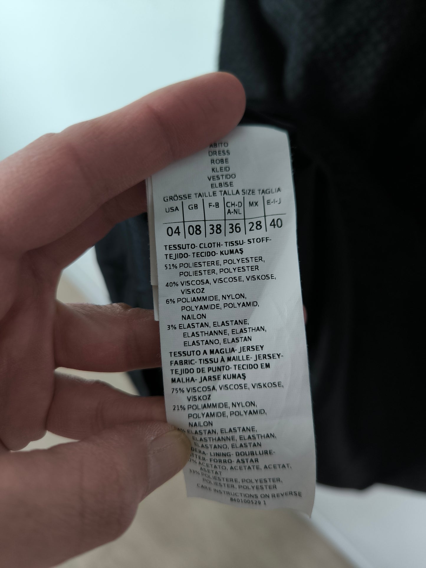 Abito Max &co nero tg S