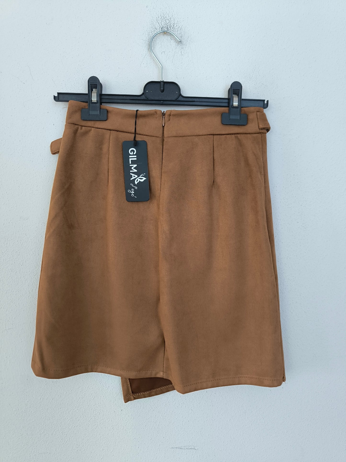 Gonna in ecosuede cammello tg s