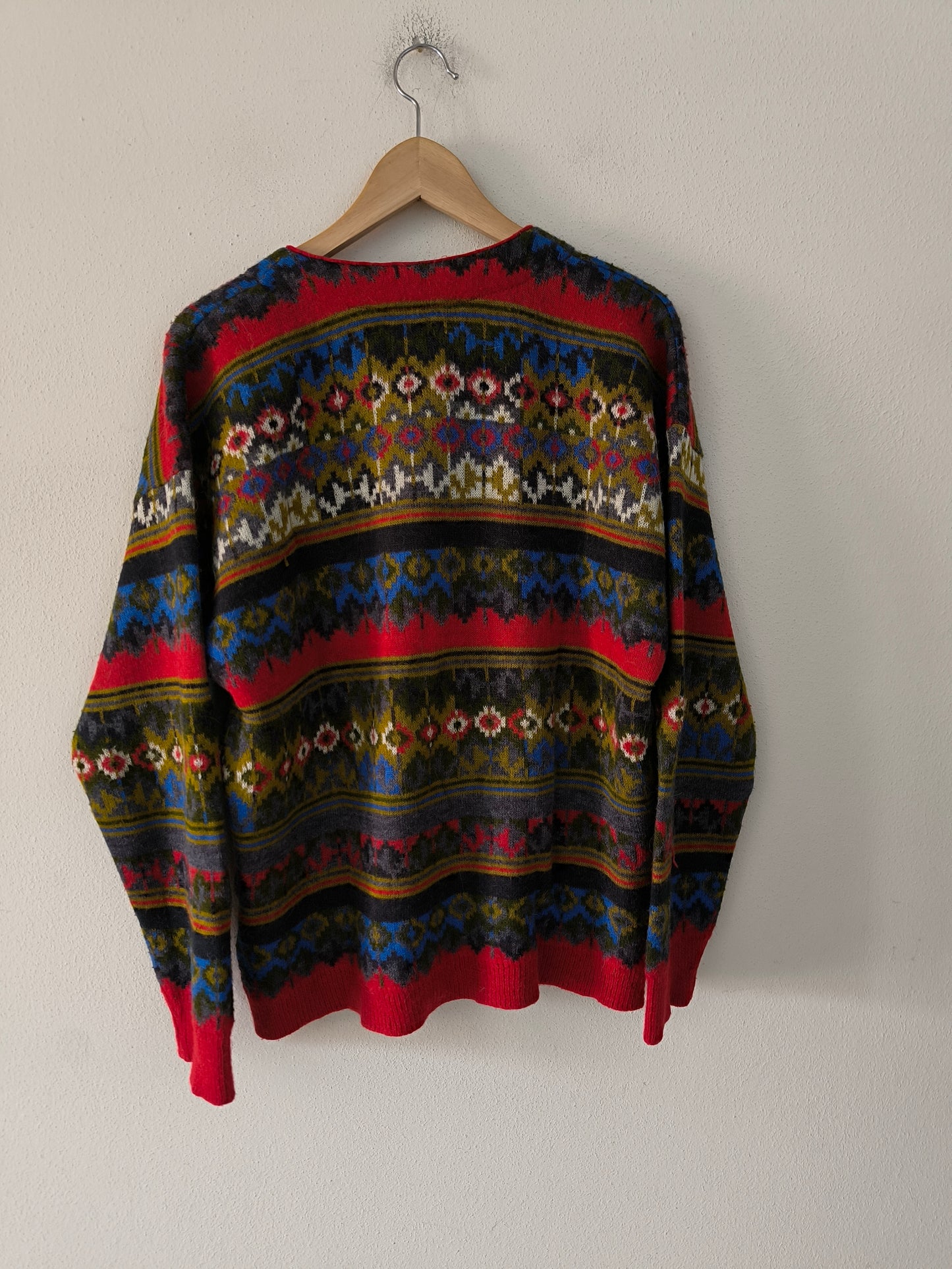 Cardigan vintage in lana alpaca