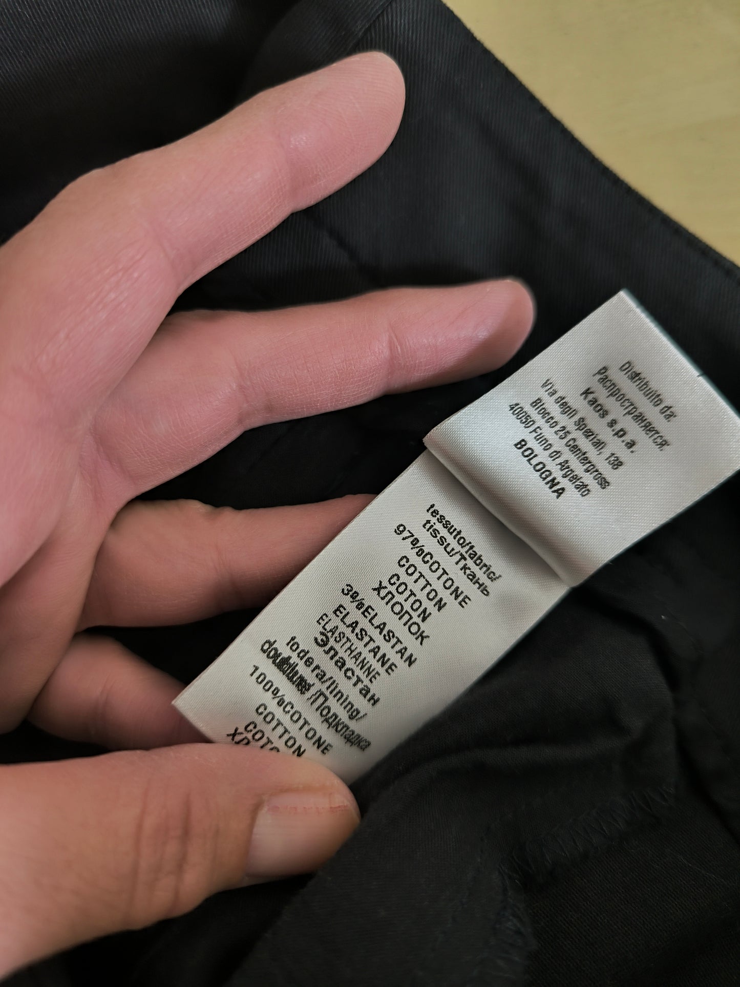 Pantalone Kaos nero tg S/M