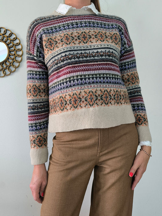 Maglione Scout fantasia misto lana