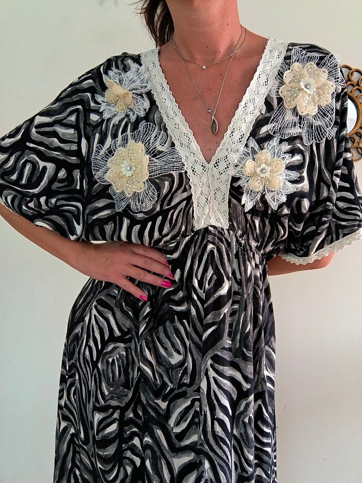 Abito Boho animalier tg U