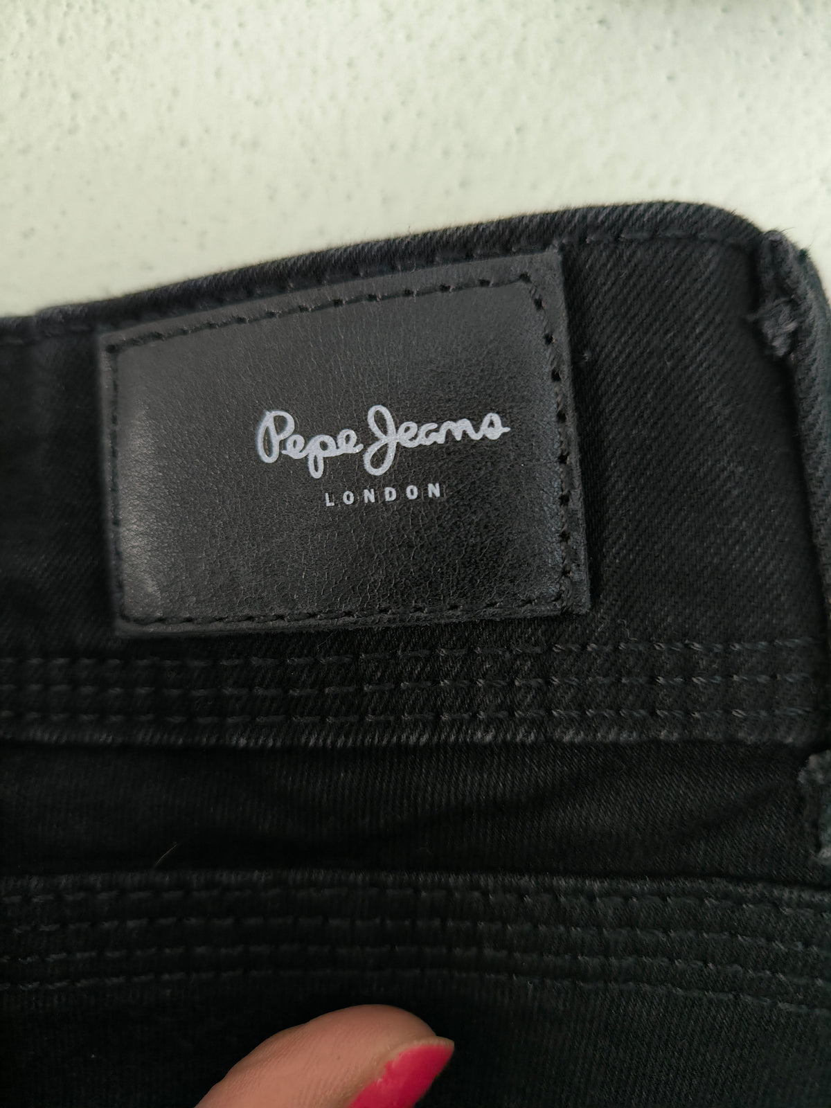 Pantalone in denim Jeans Pepe Jeans London nero Saturn