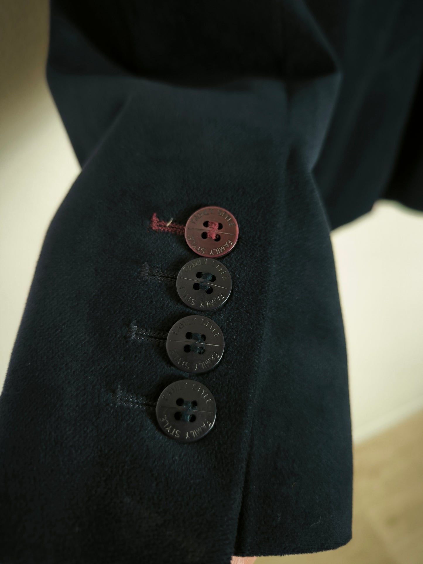 Blazer in velluto blu tg L