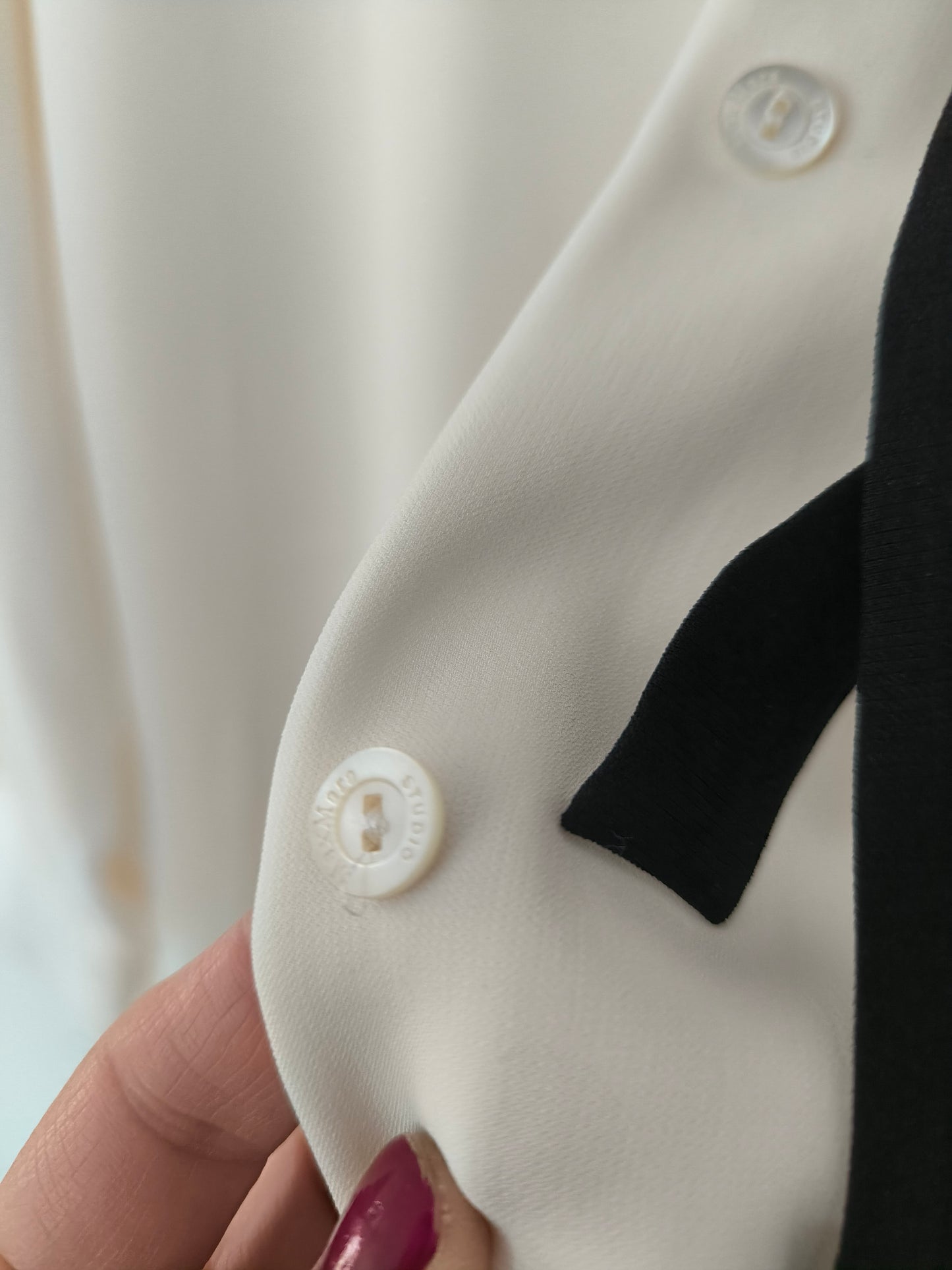 SportMax camicetta panna