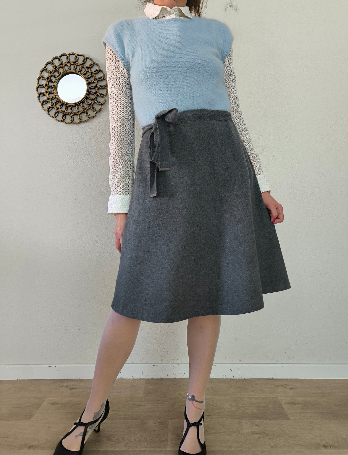 Abito Max Mara tg L in angora e lana