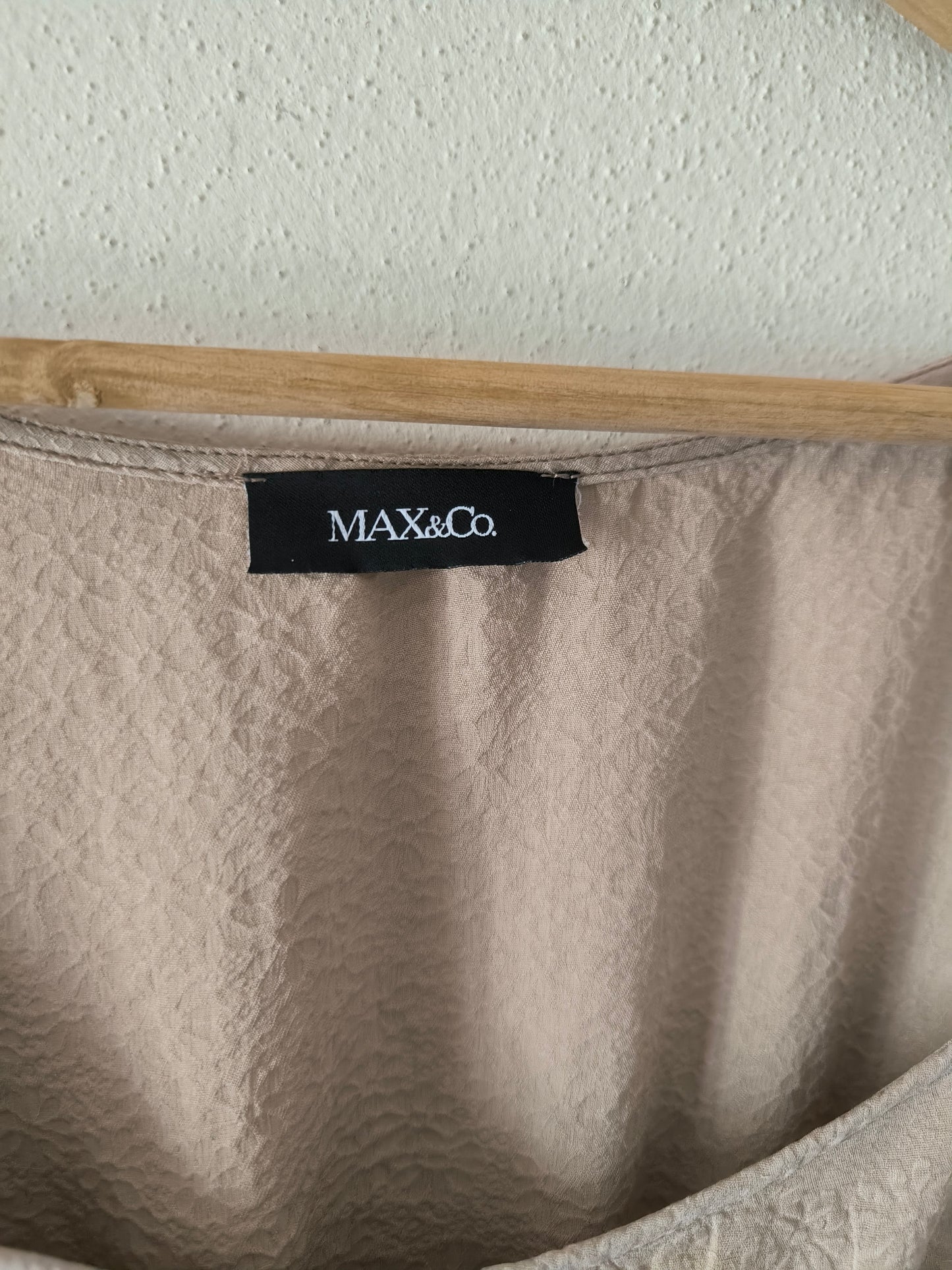 Abito Max &co in seta cipria tg S
