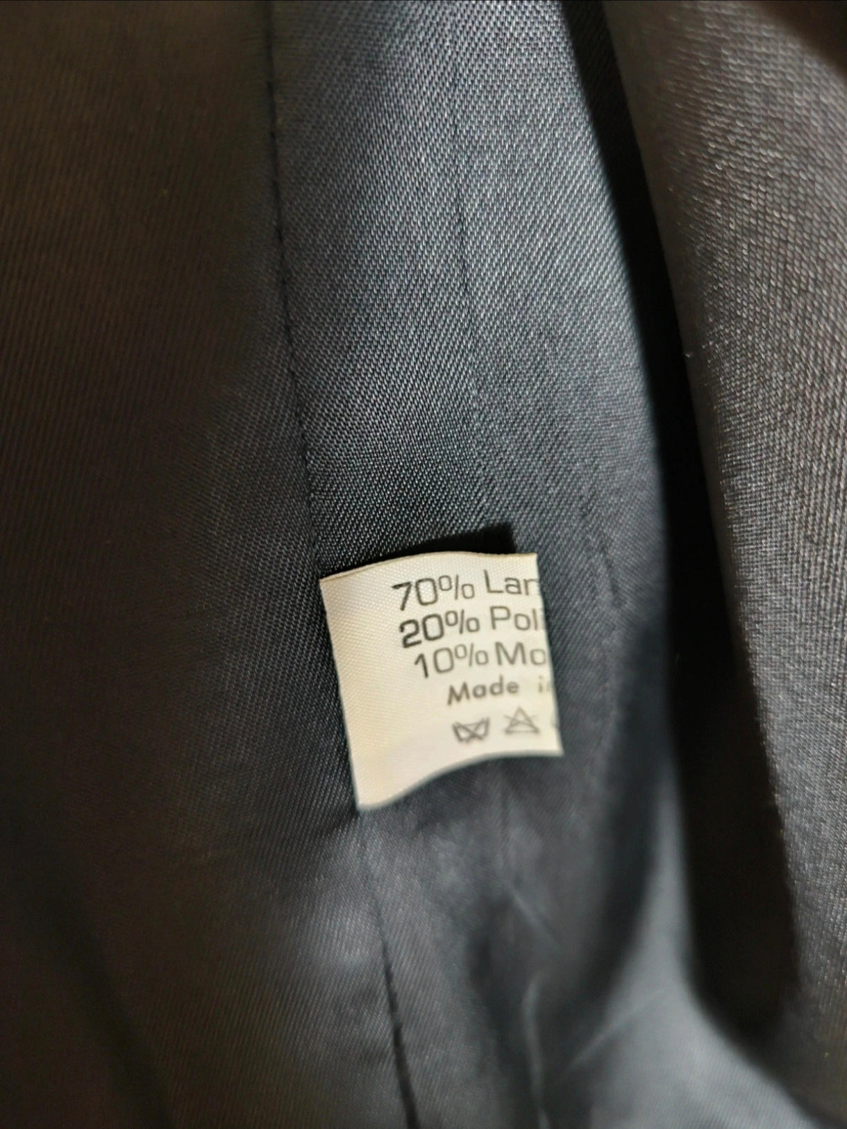 Blazer vintage marrone/nero quadretti