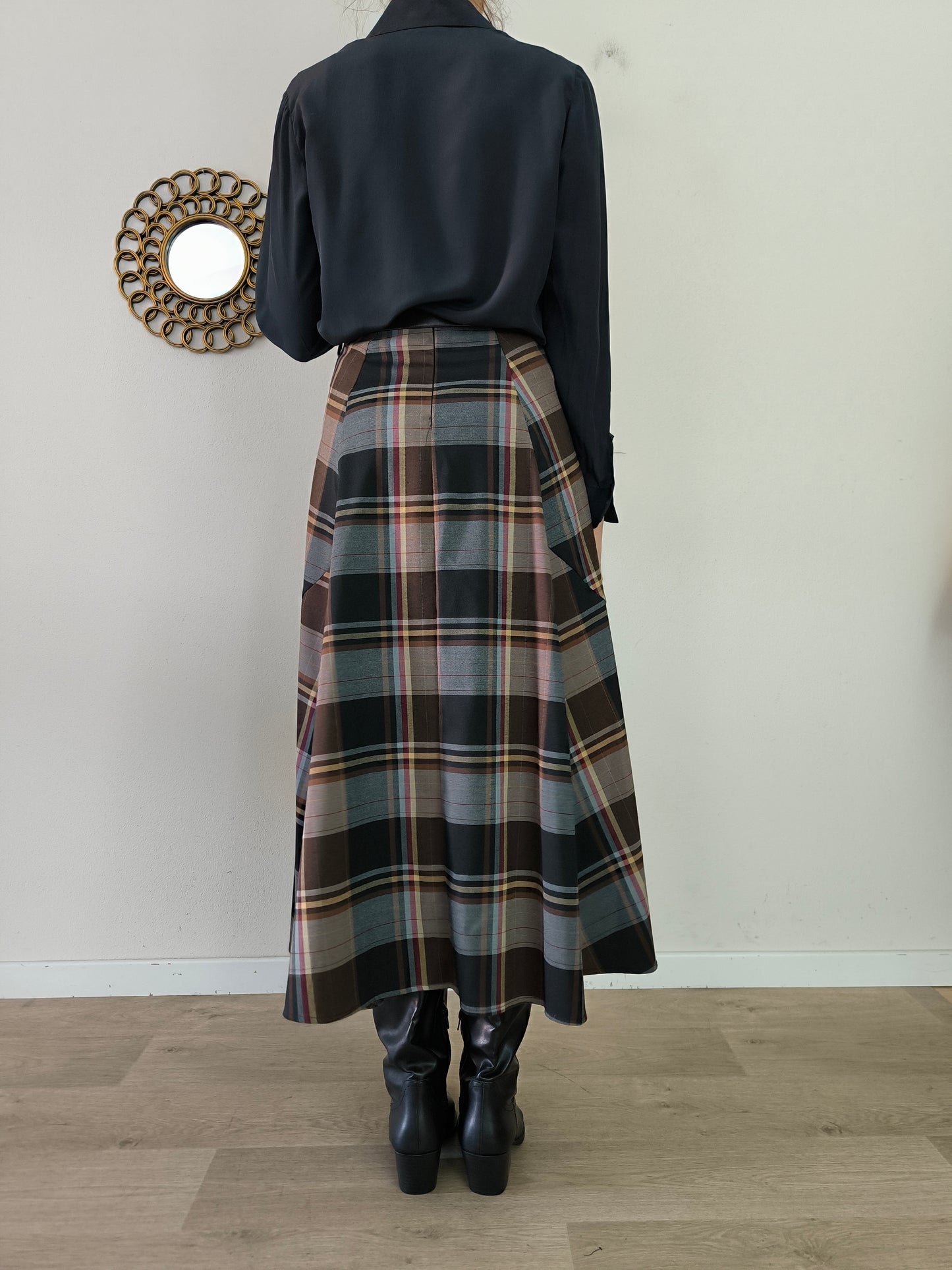Maxigonna tartan Susy Mix tg S