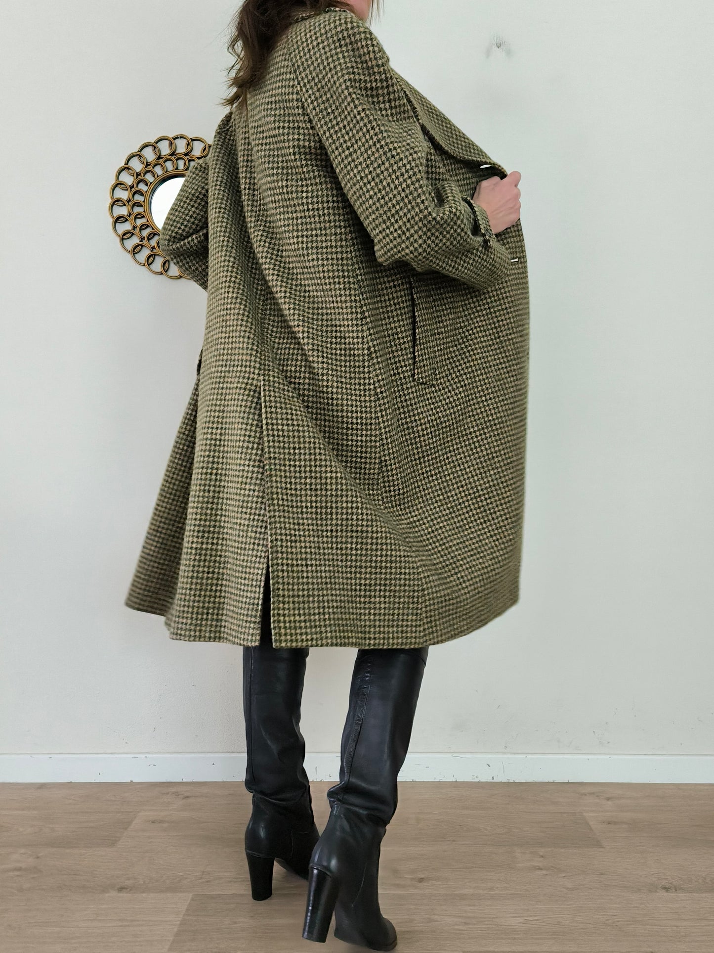 Cappotto vintage Moessmer Tweed, anni 60