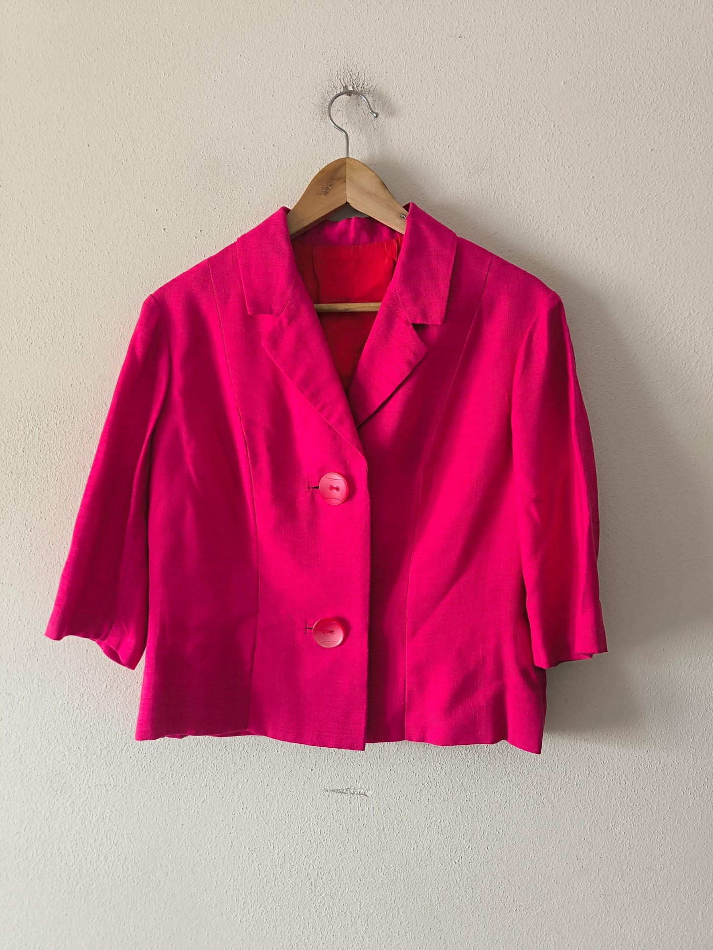 Blazer anni 60 fucsia