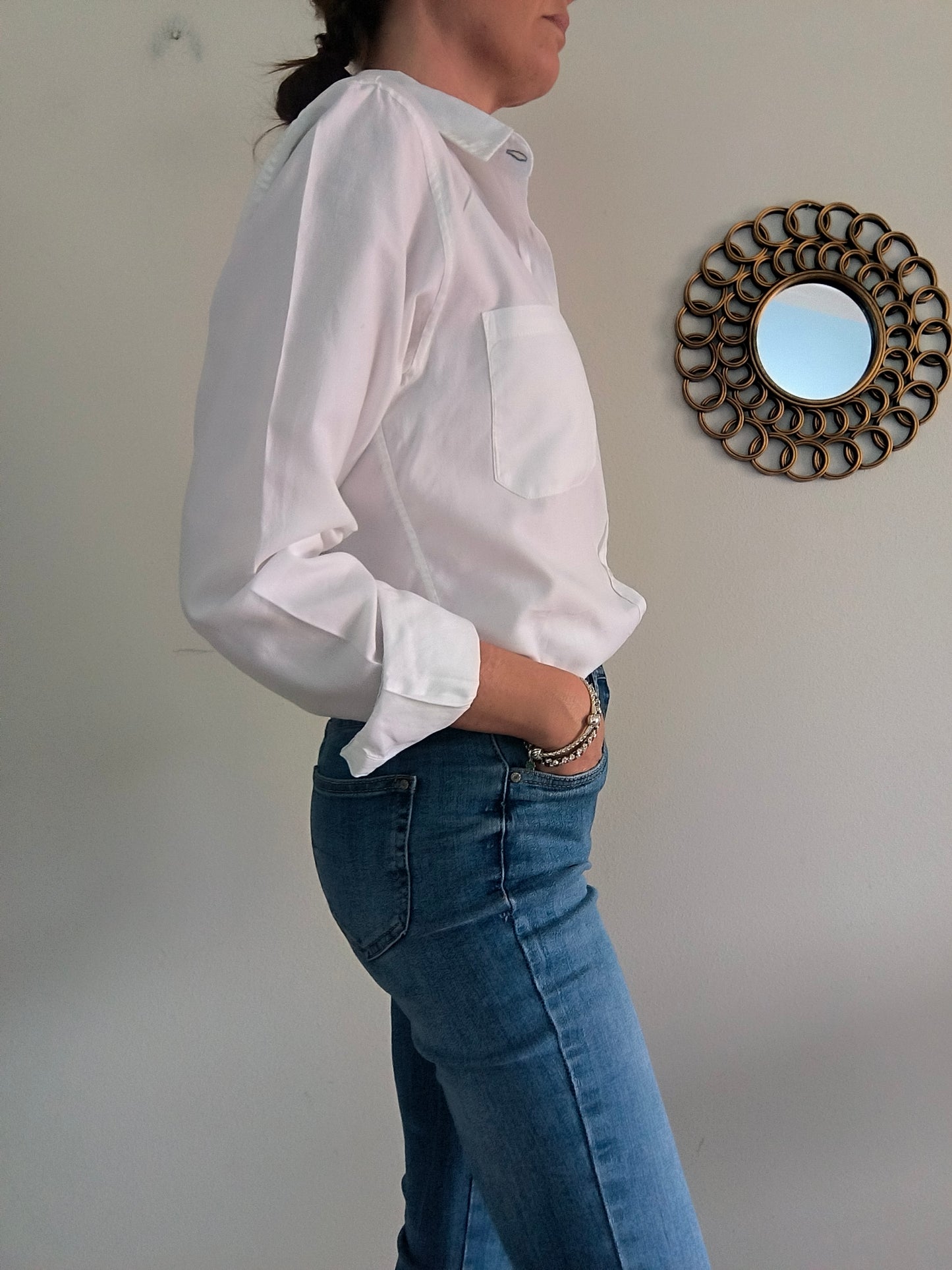 Camicia cotone bianco Blocco 11
