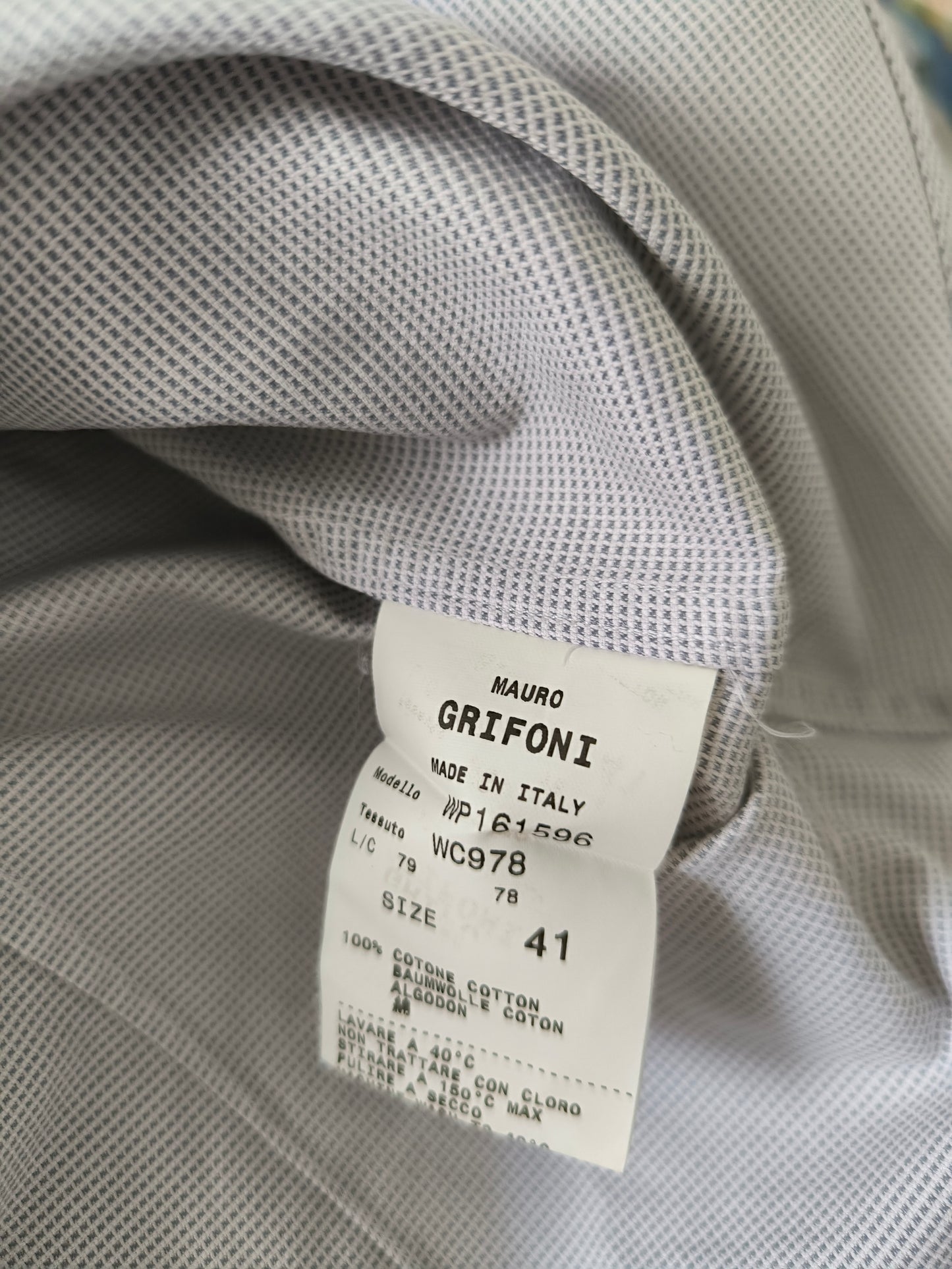 Camicia Mauro Grifoni maschile unisex tg L