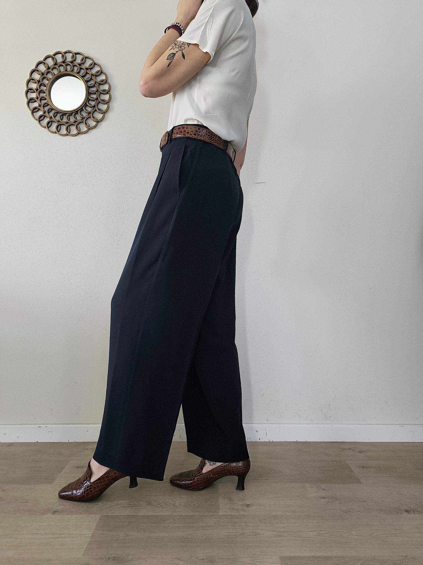 Pantapalazzo Max Mara blu notte tg 44