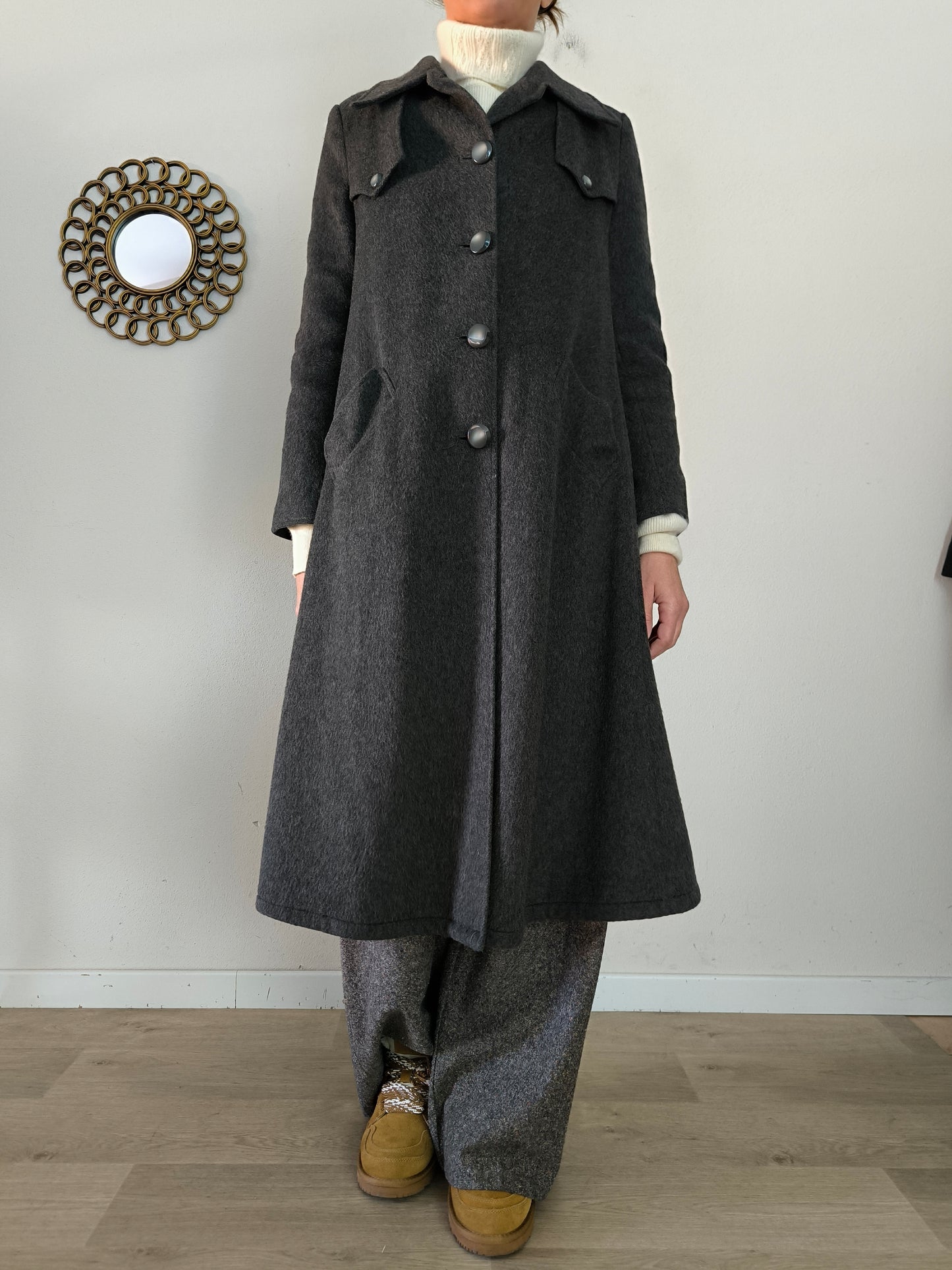 Cappotto loden grigio St Raphael tg S