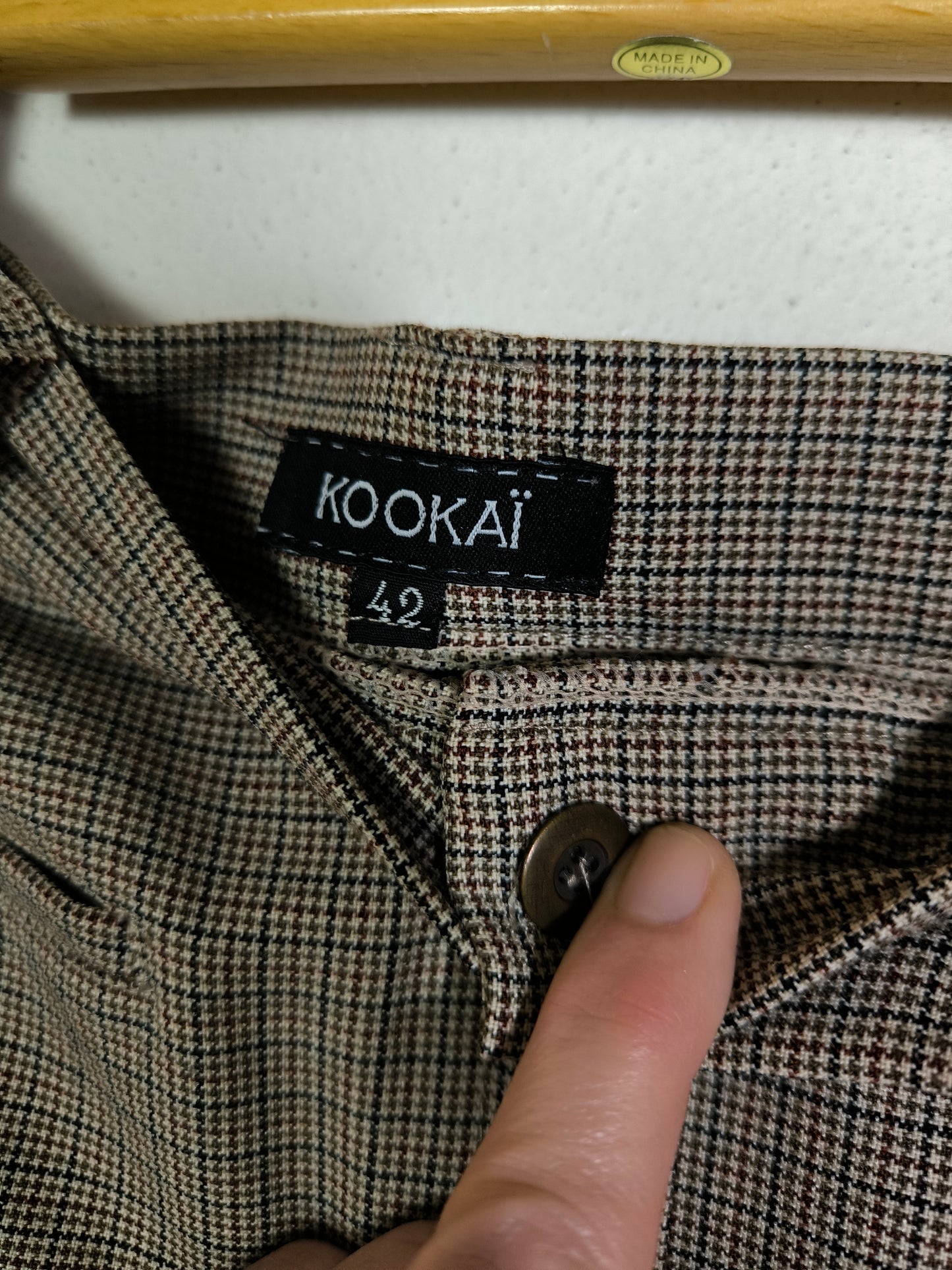 Kookai gonnellina a piccoli quadrettini