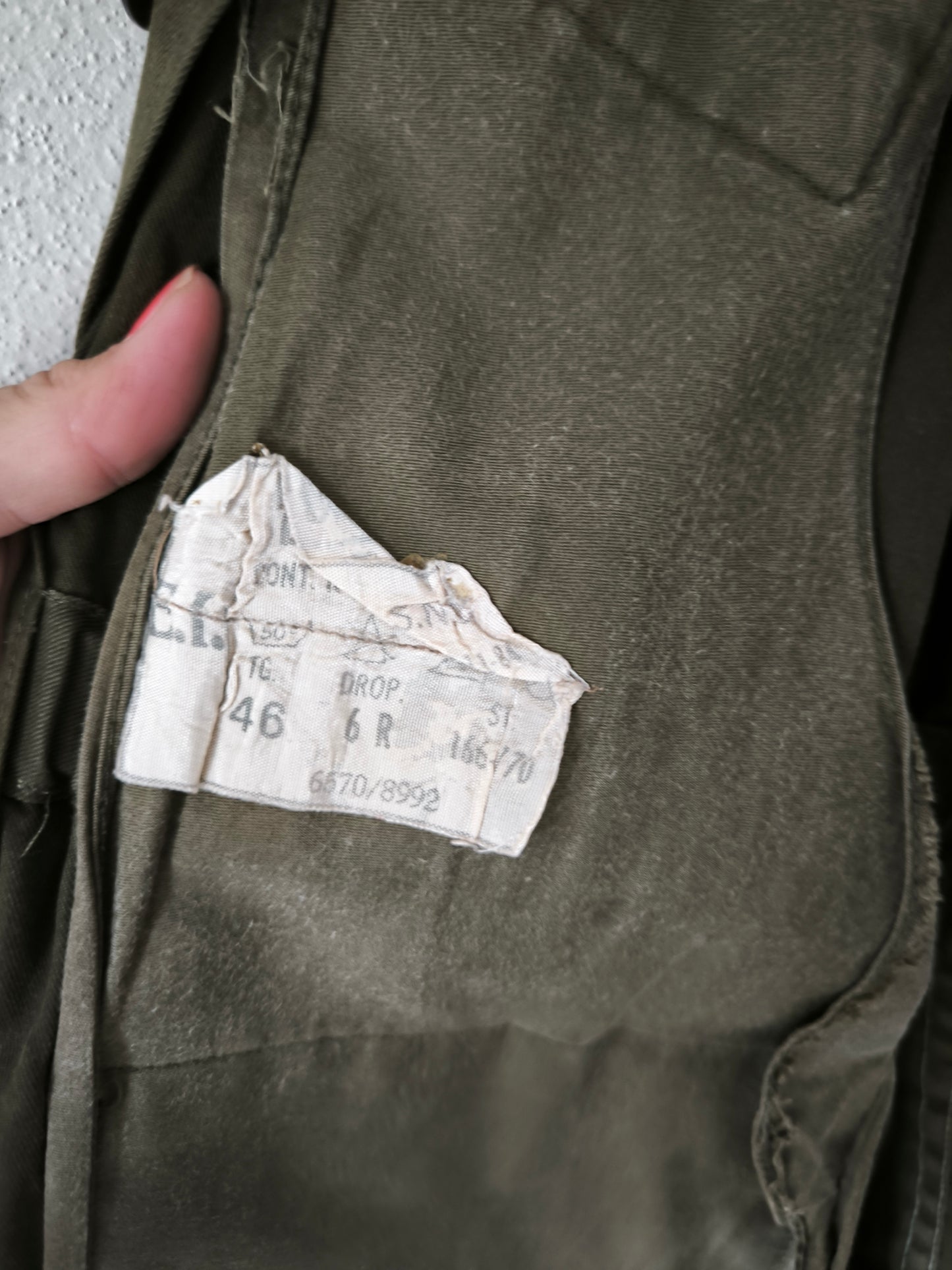 Giacca militare kaki Esercito Italiano