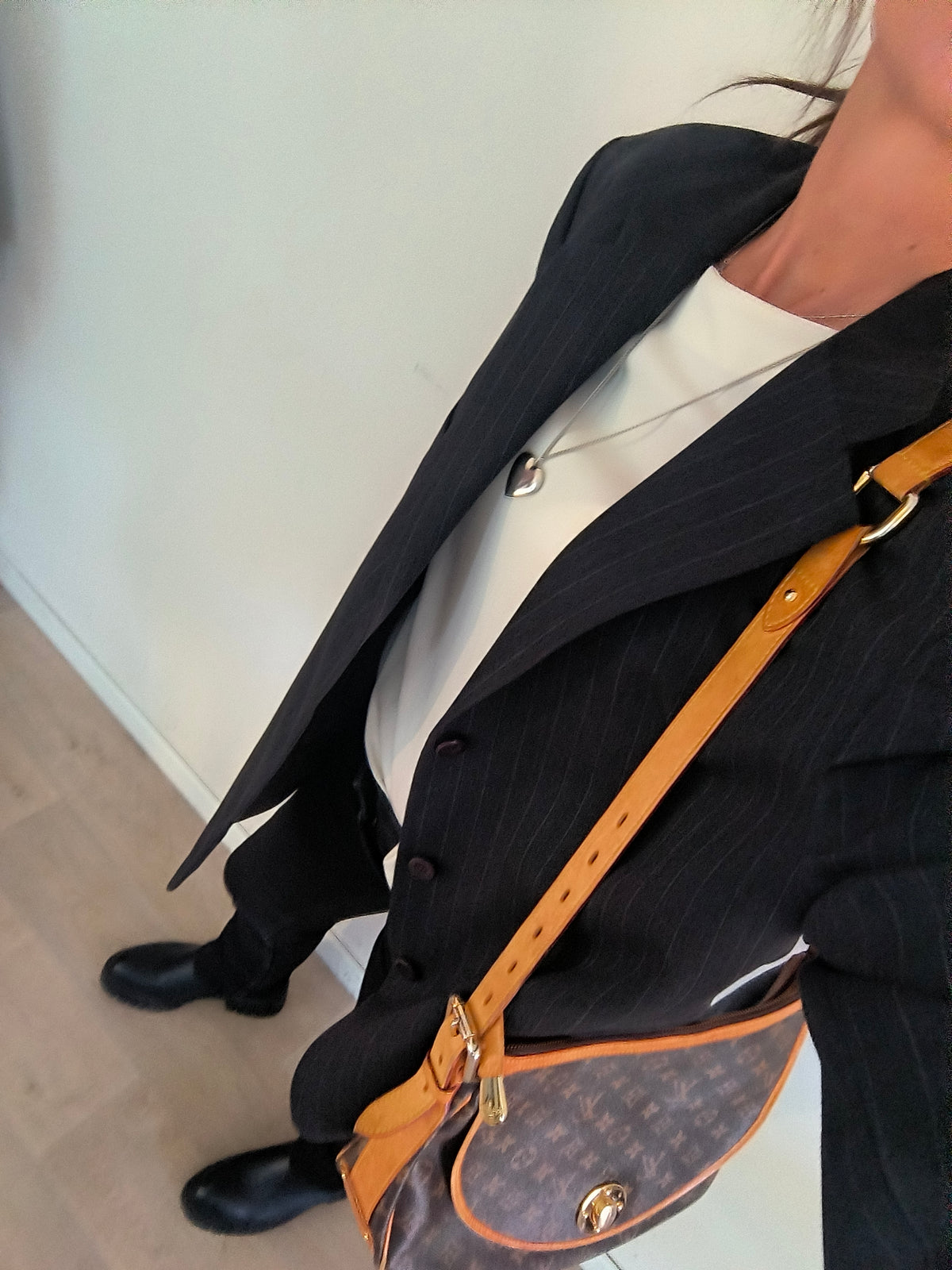 Blazer maschile/unisex Versace gessato antracite