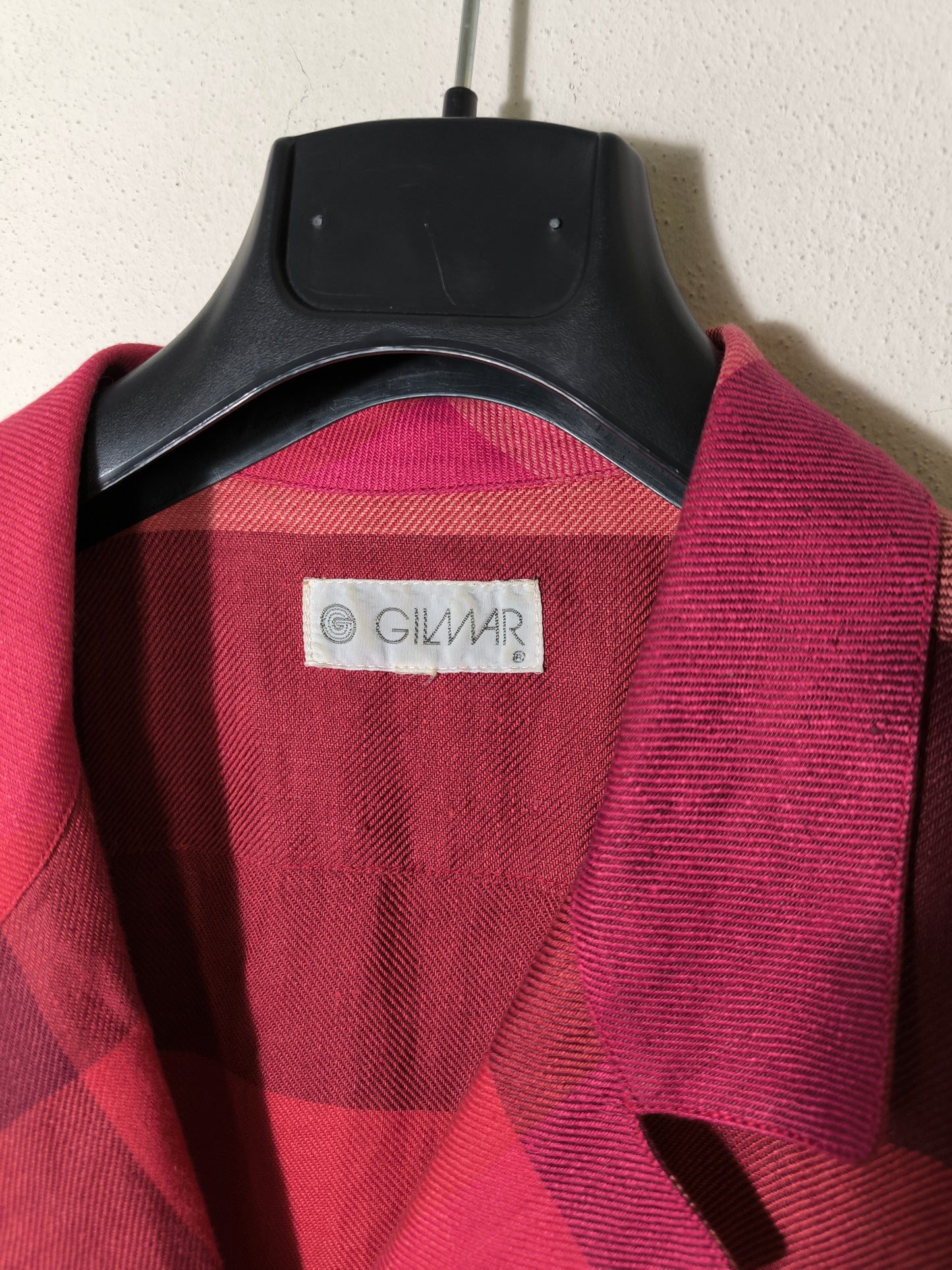 Spolverino/chemisier Gilmar in lino magenta