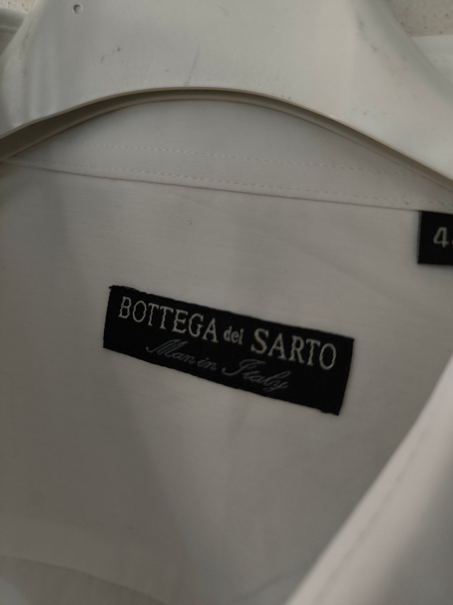 Bottega del Sarto camicia bianca maschile/unisex