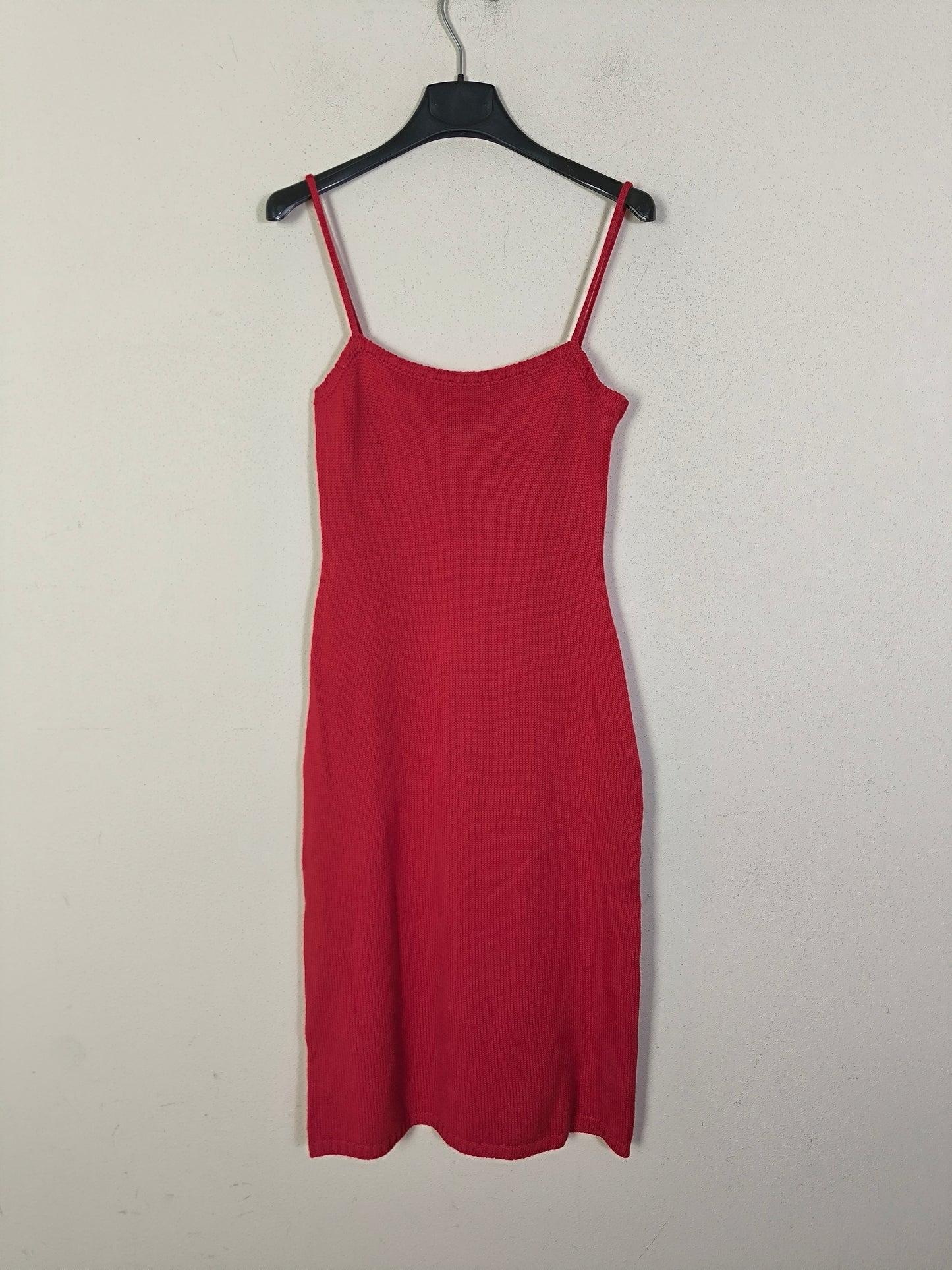 Abito Sisley in lana rosso