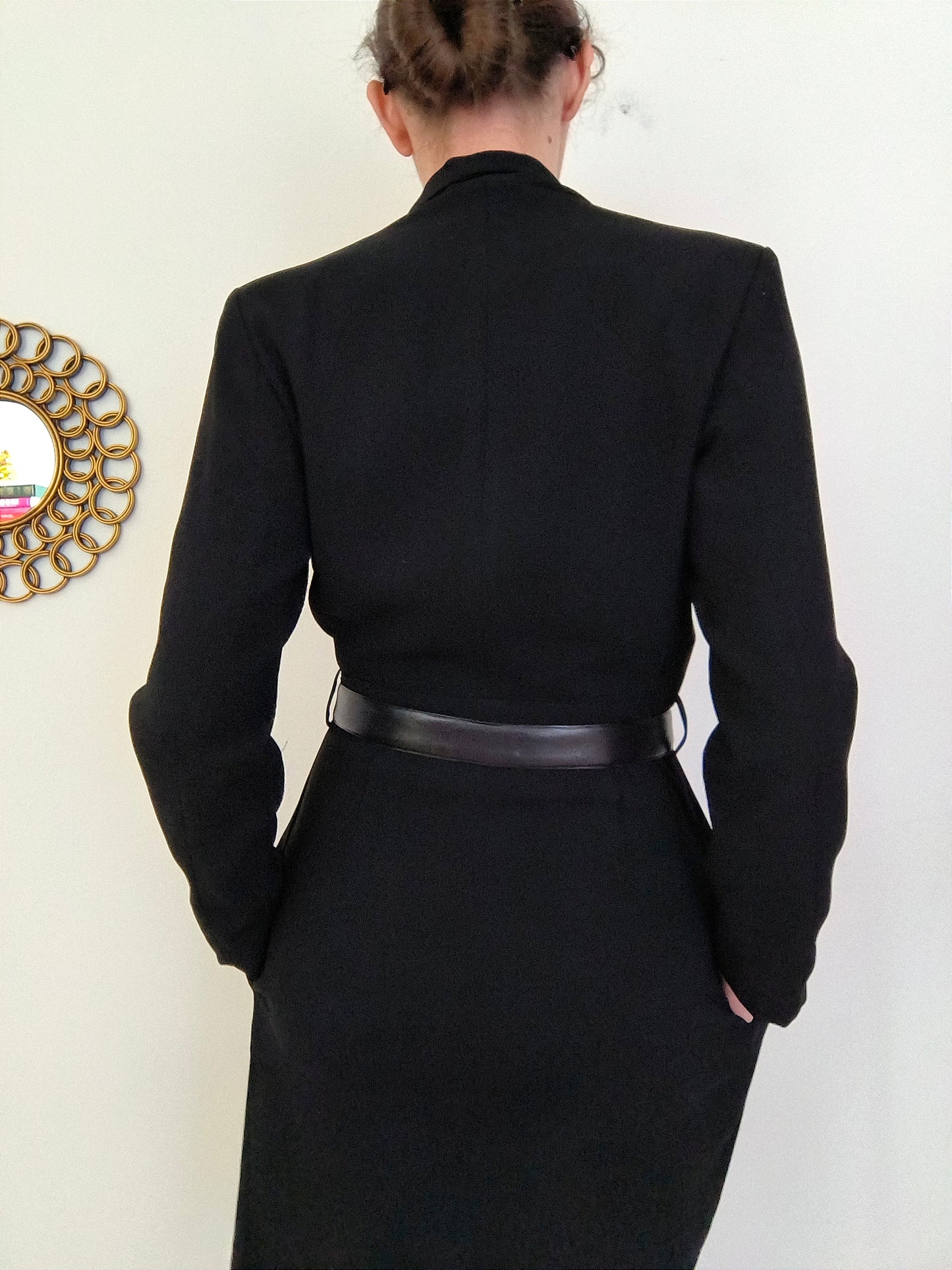 Abito robe manteau nero tg M