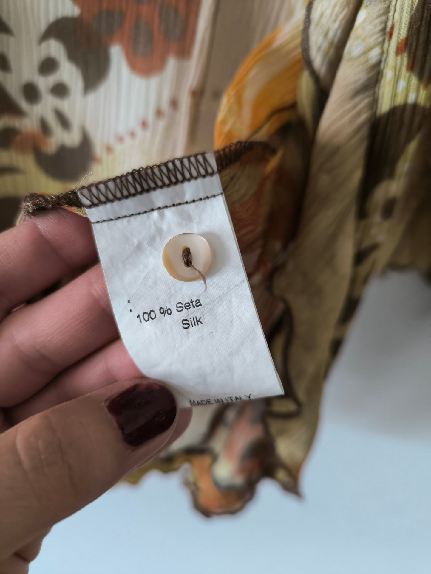 Camicetta pura seta Il camiciaio del Re