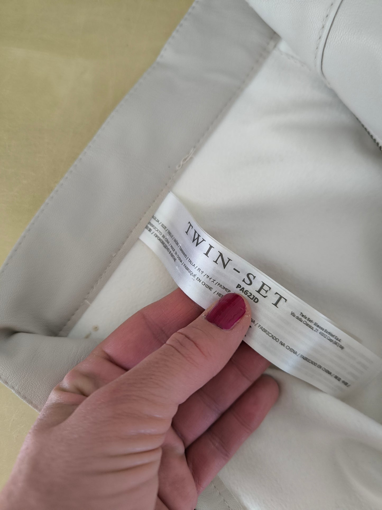 Gonna in ecopelle Twin Set