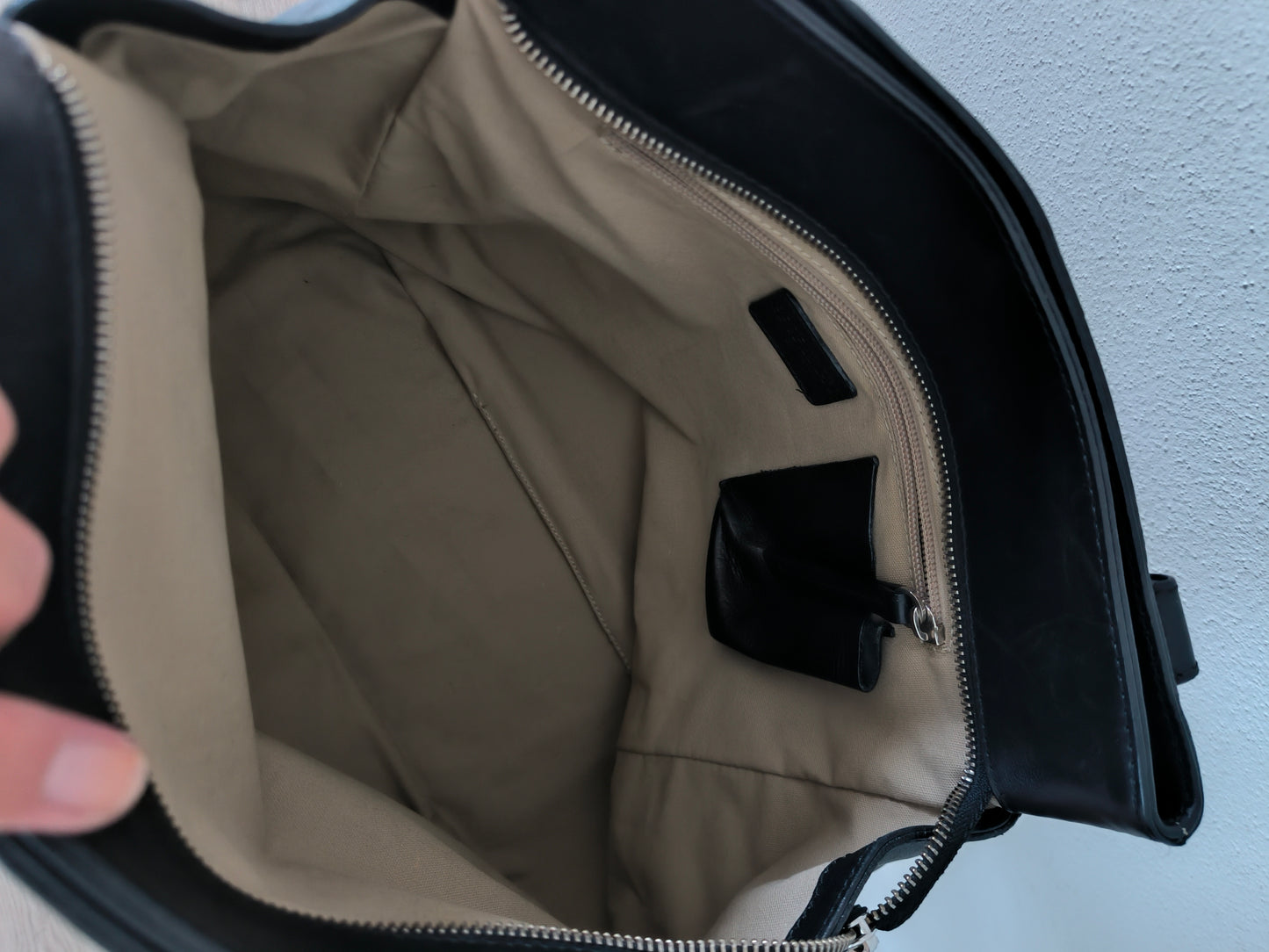 Borsa Sportmax Max Mara in pelle nera