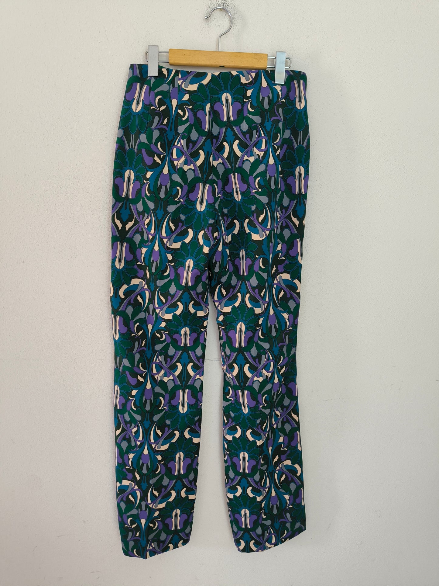 Pantalone fantasia verde tg 44