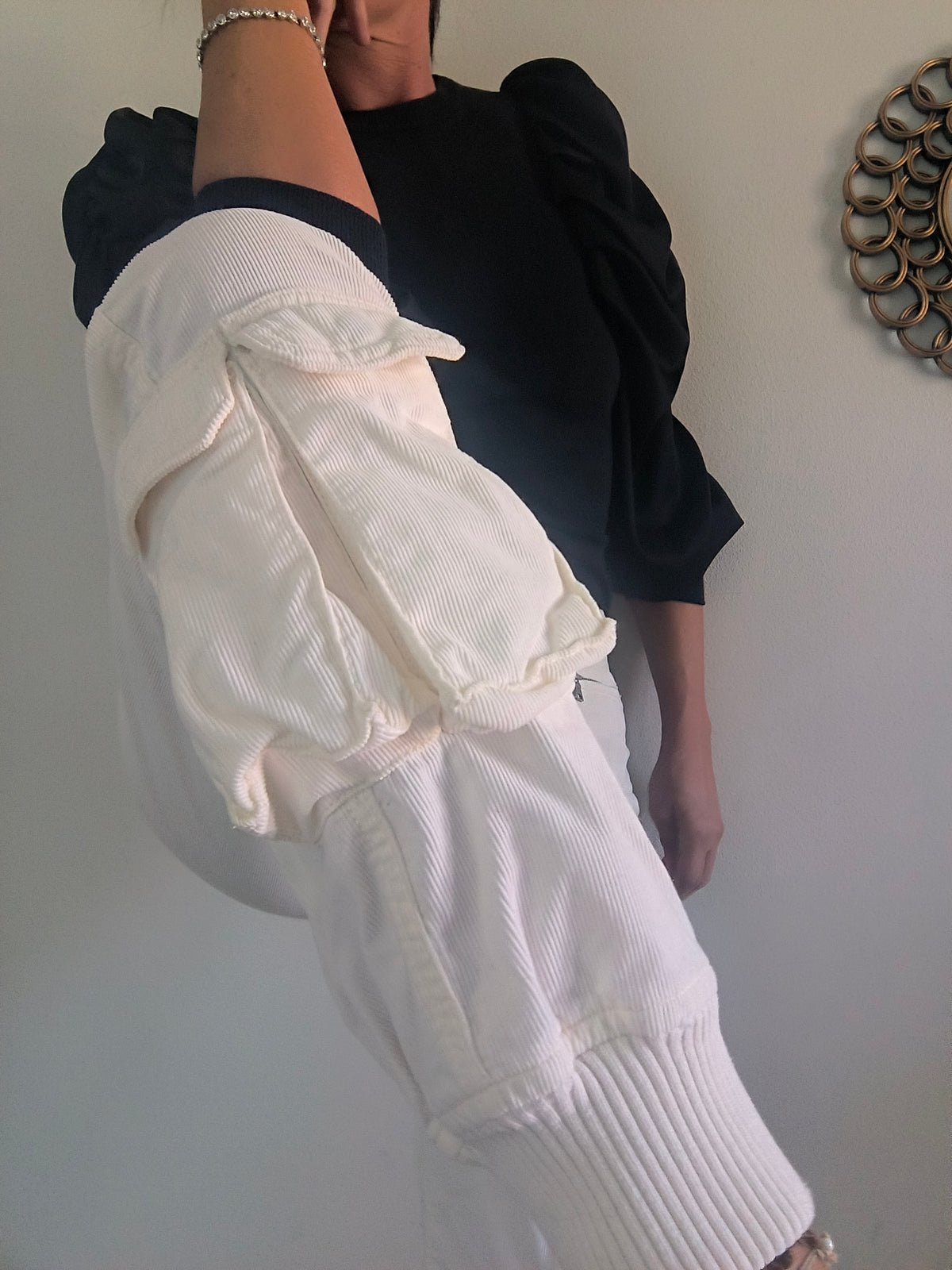 Pantalone panna Polo Ralph Lauren in velluto a coste