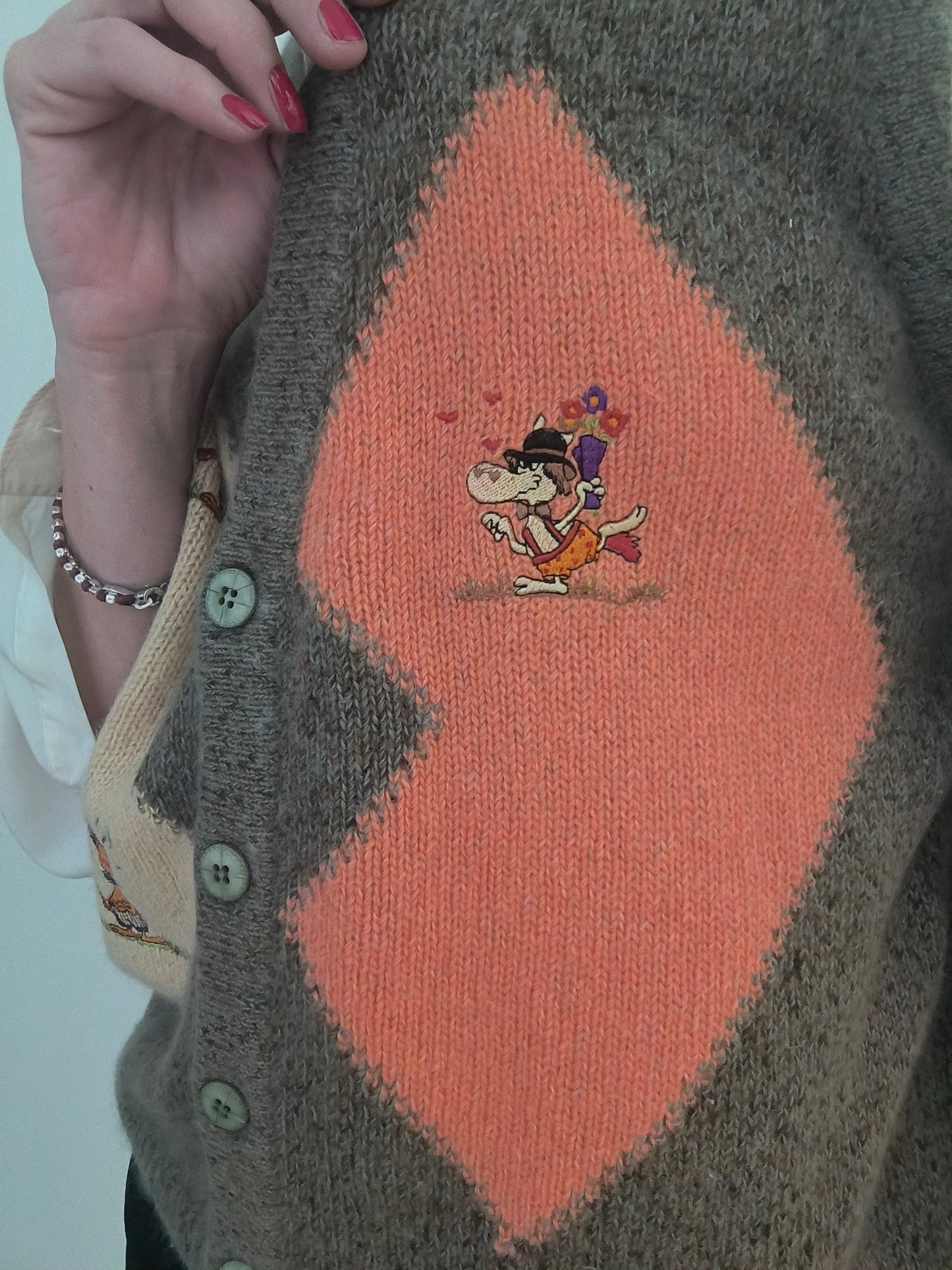 Gilet Laura Biagiotti vintage ricamato