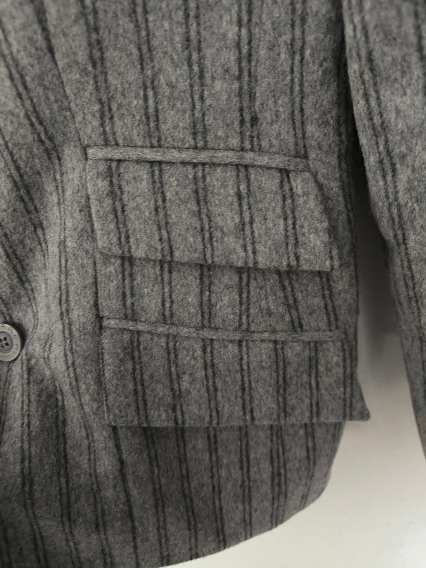 Blazer Jean Louis Scherrer grigio gessato