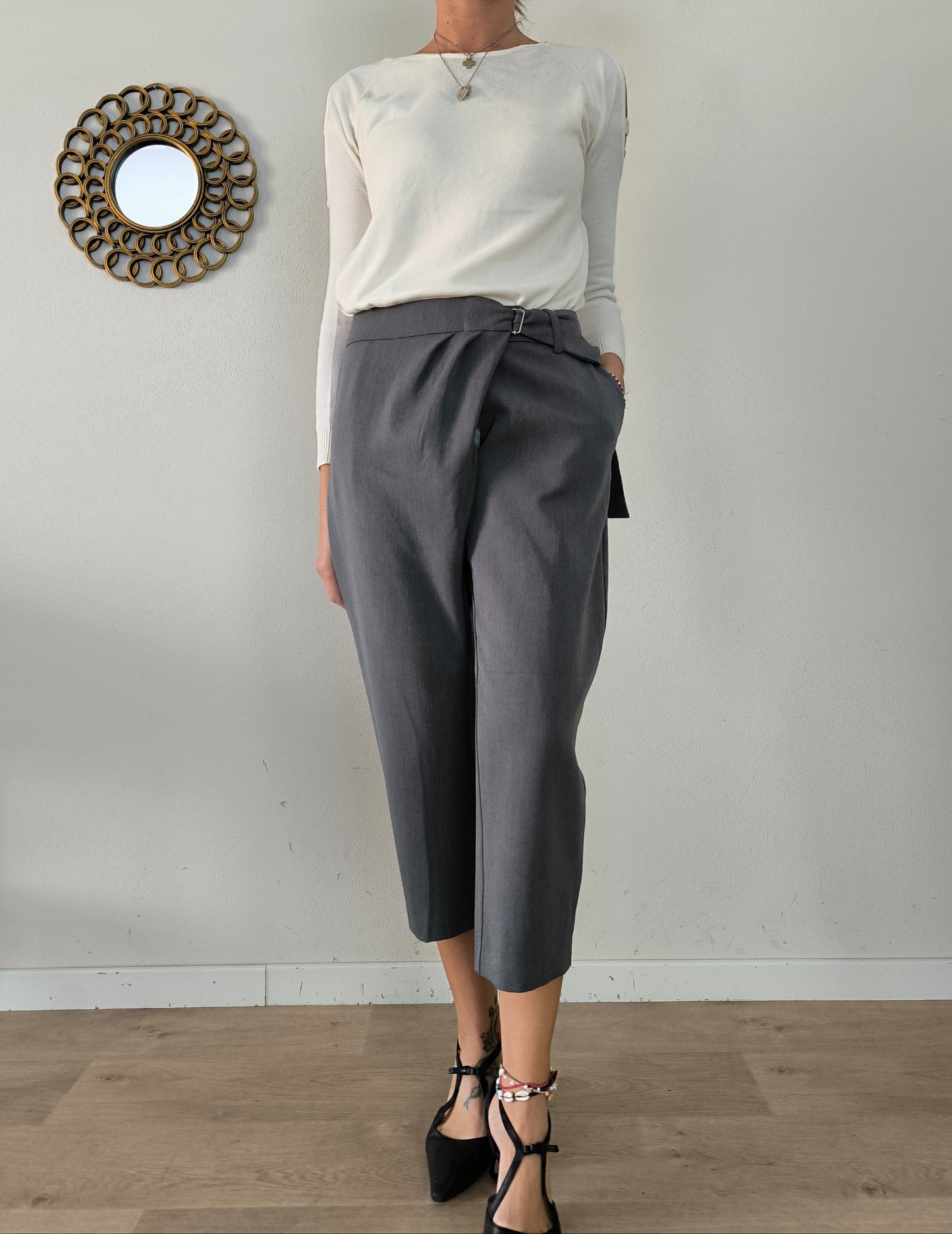 Pantalone Michela Mii grigio tg M