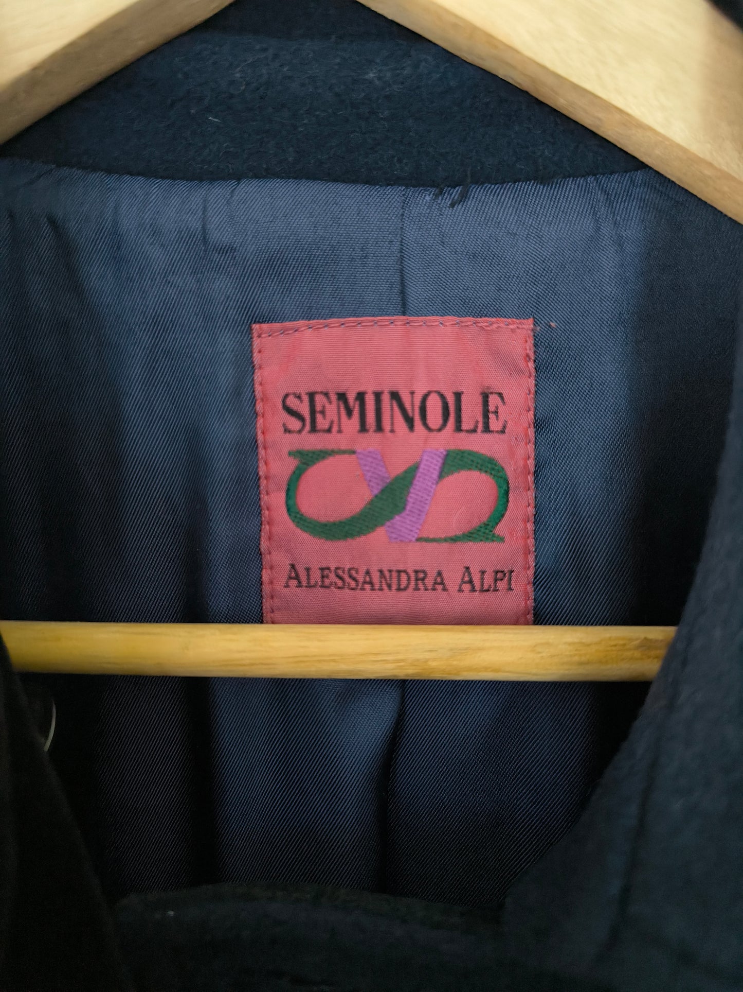 Cappotto Alessandra Alpi blu in lana e cashmere