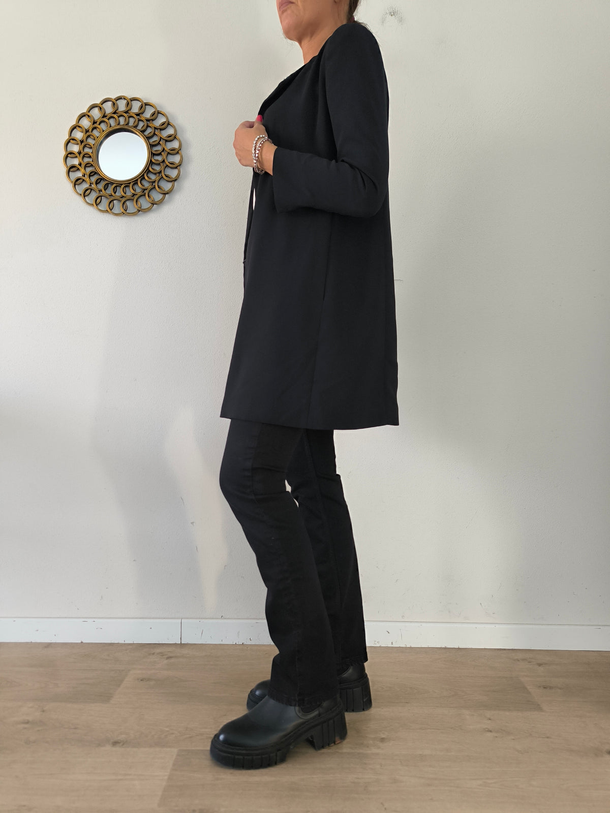 Blazer lungo Marella nero