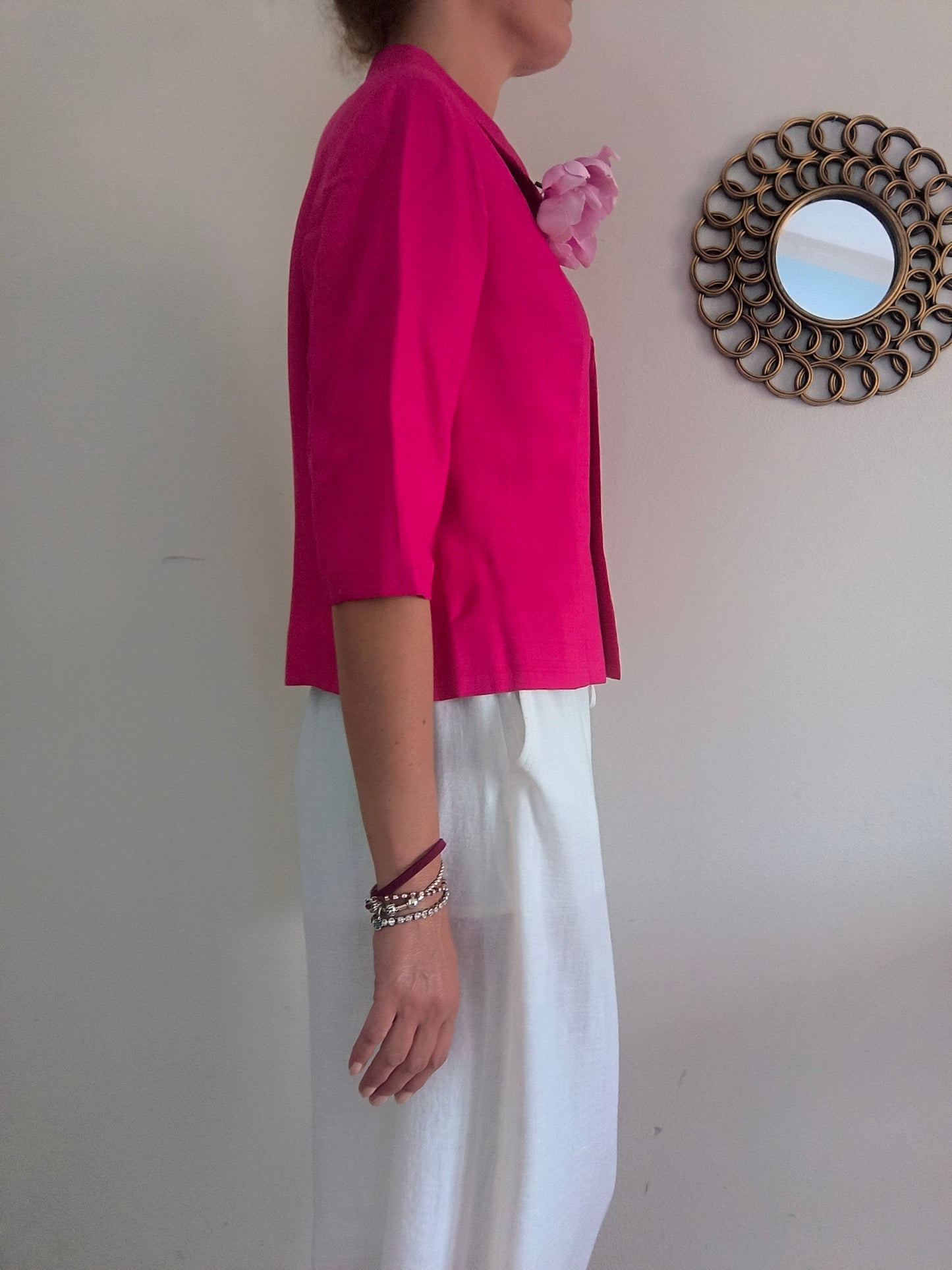 Blazer anni 60 fucsia
