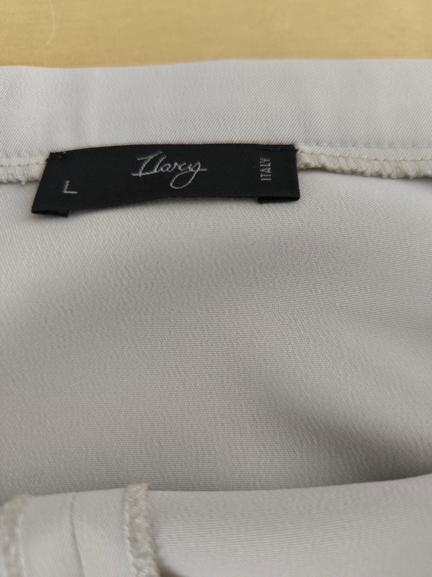 Gonna lunga ghiaccio con zip laterale