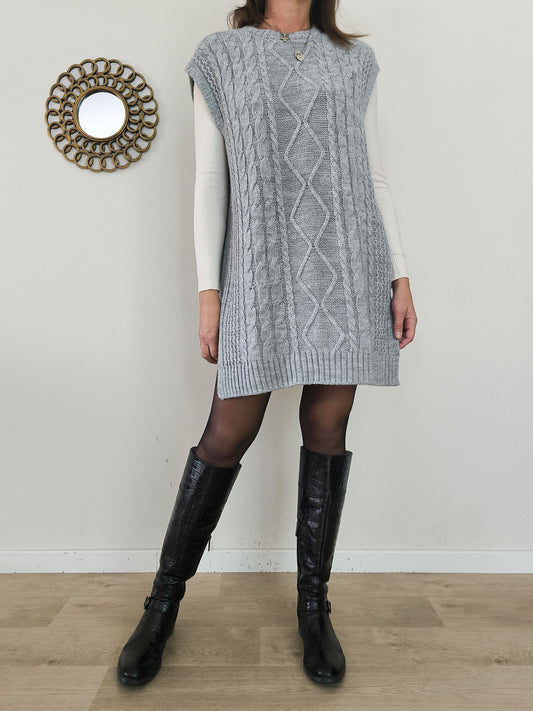 Maxi pull / minidress Vicolo grigio