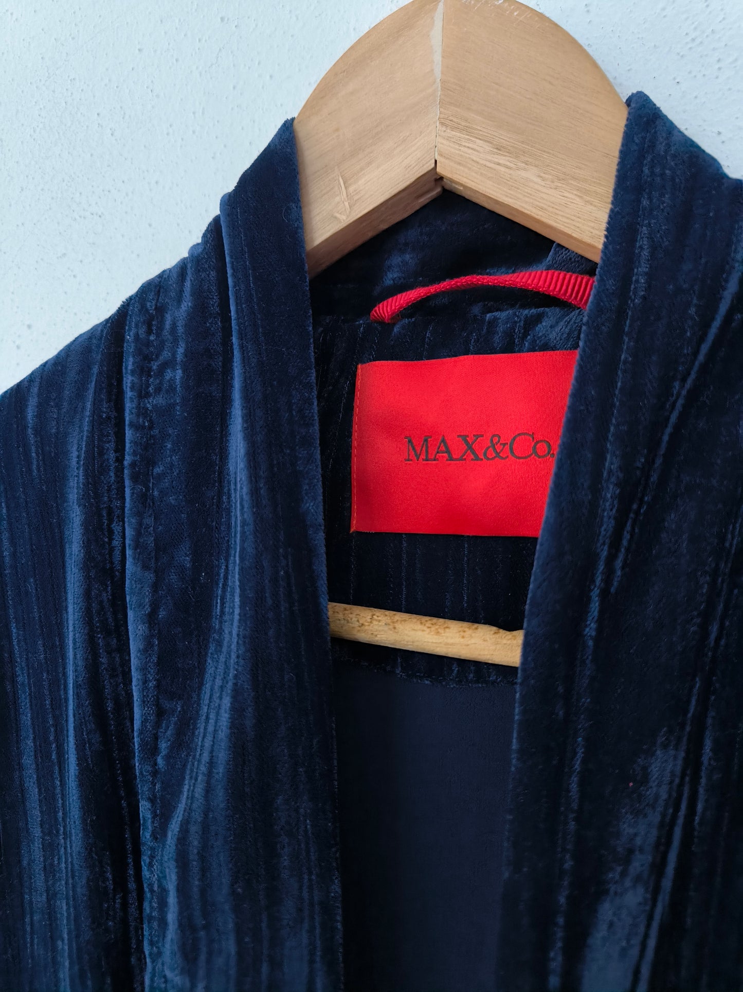 Vestaglia kimono in velluto blu Max &co