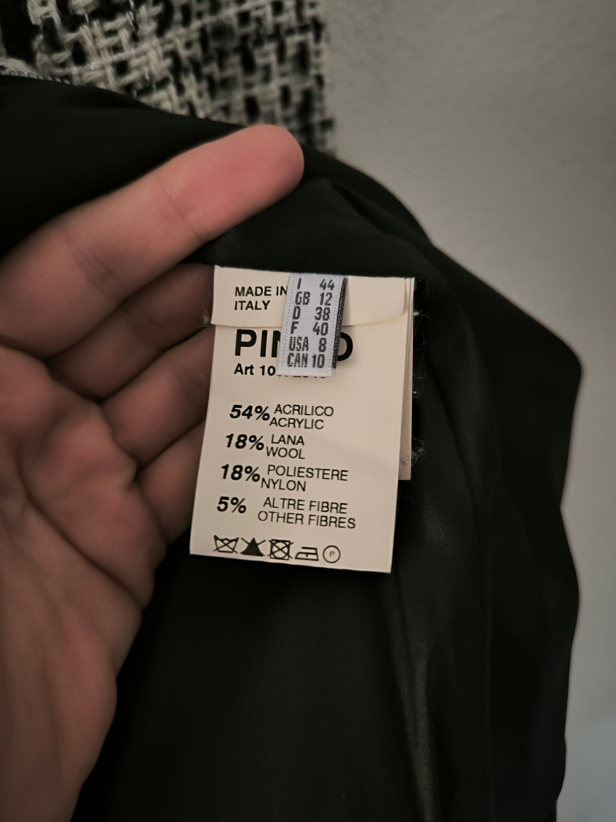 Giacca Pinko in lana bouclé