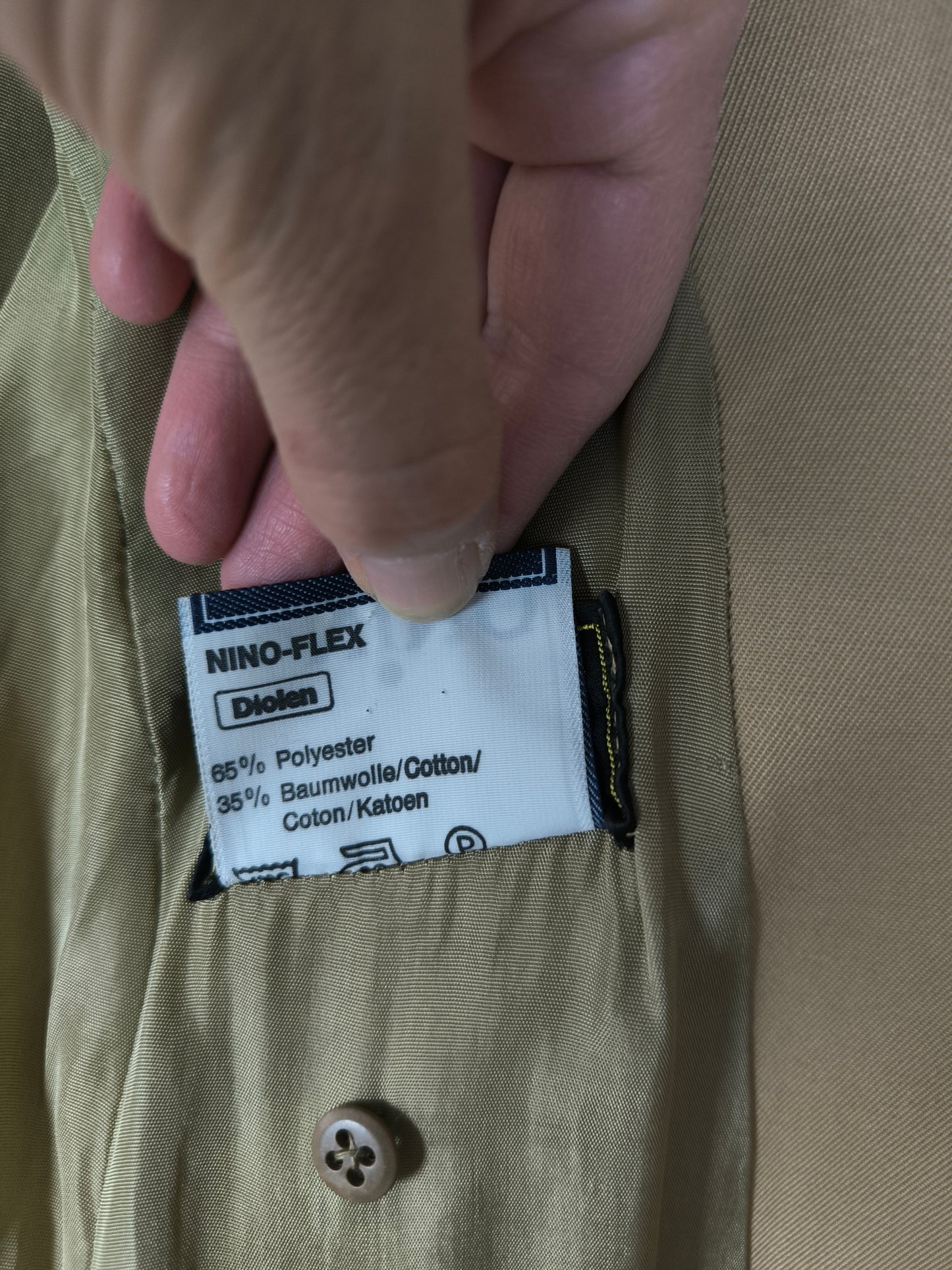 Trench impermeabile vintage sabbia tg M