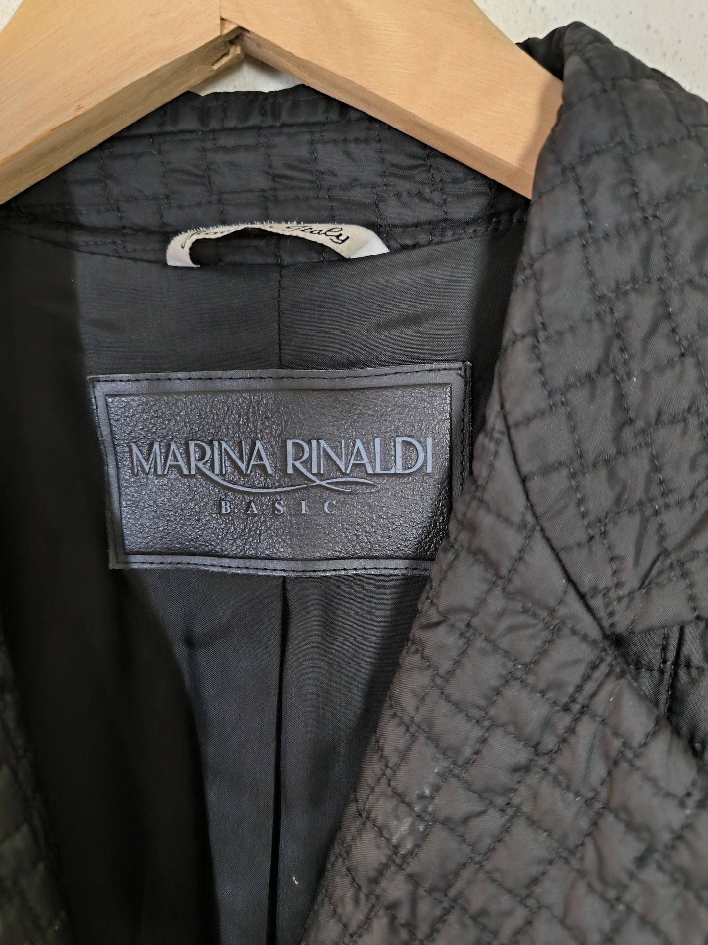 Giacca trapuntata Marina Rinaldi nera